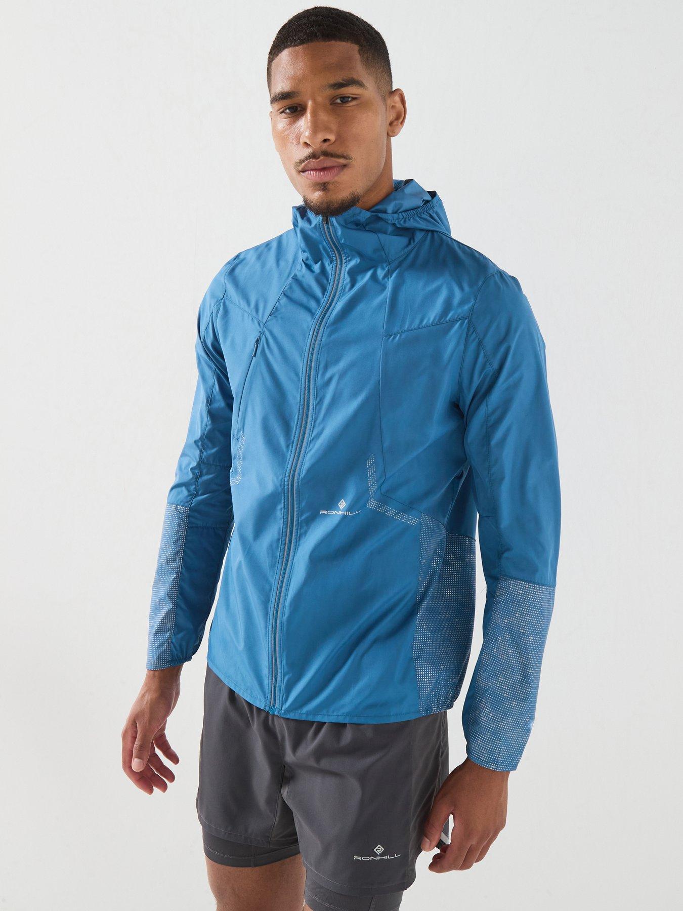 Image 1 of 6 of Ronhill Mens Running Tech Reflect Jacket - Blue