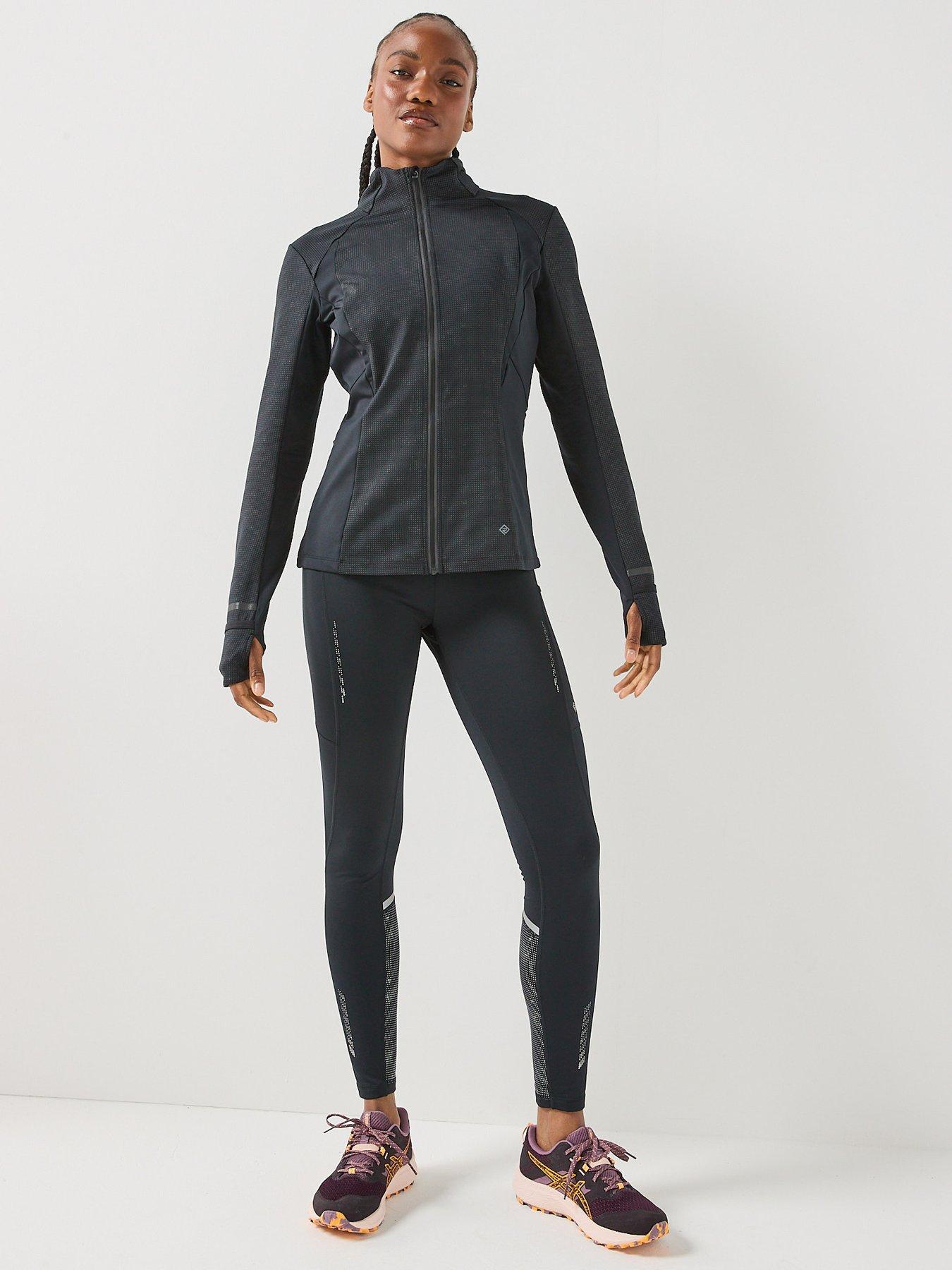 Image 6 of 6 of Ronhill Womens Running Tech Reflect Pocket Tights - Black