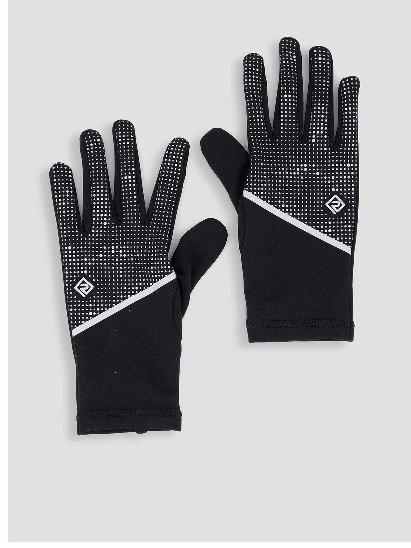 Image 1 of 4 of Ronhill Ronhill Unisex Reflective Touchscreen Running Reflect Glove - Black
