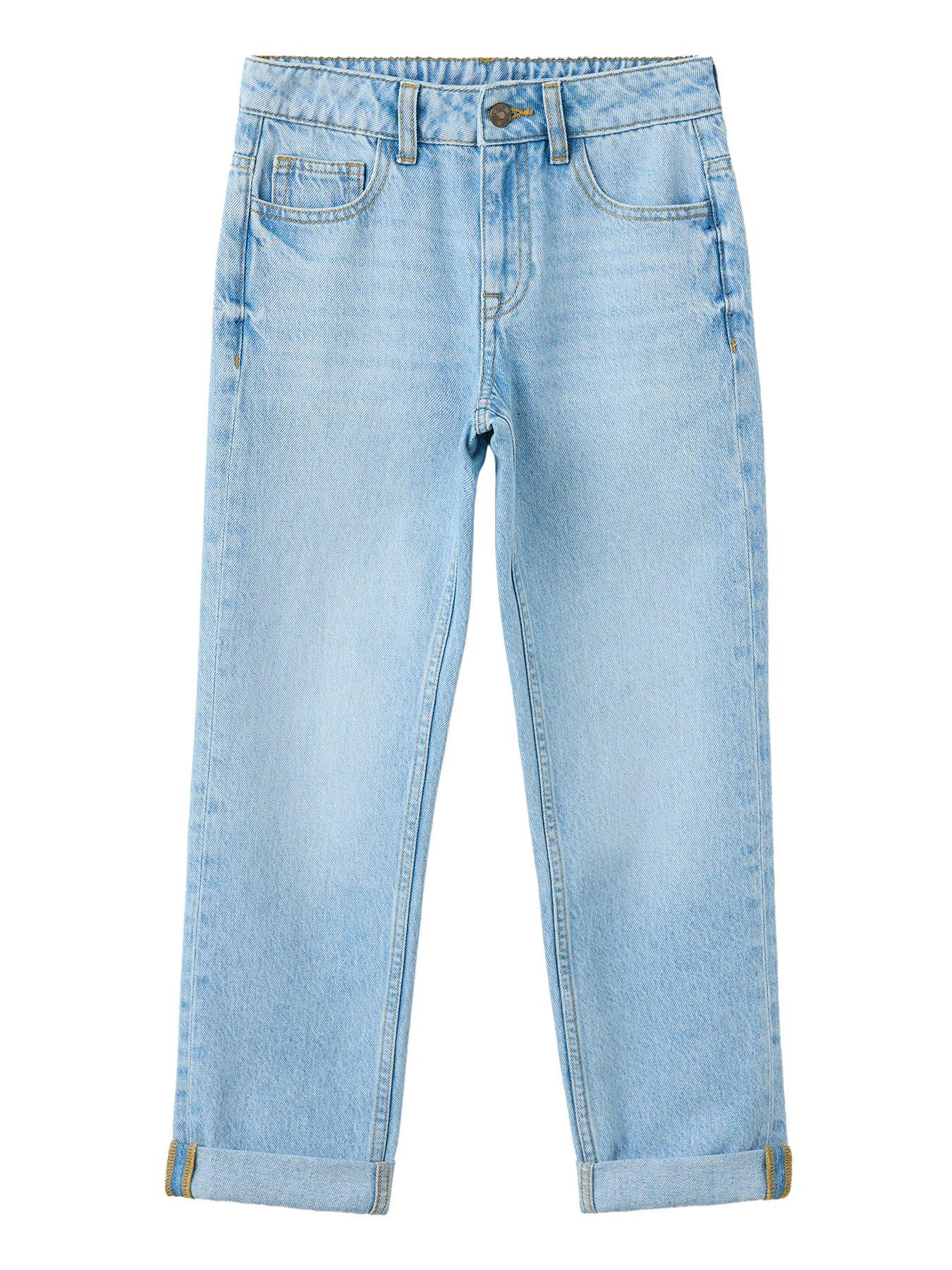 Image 1 of 4 of Mango Boys Regular Fit Jeans - Blue