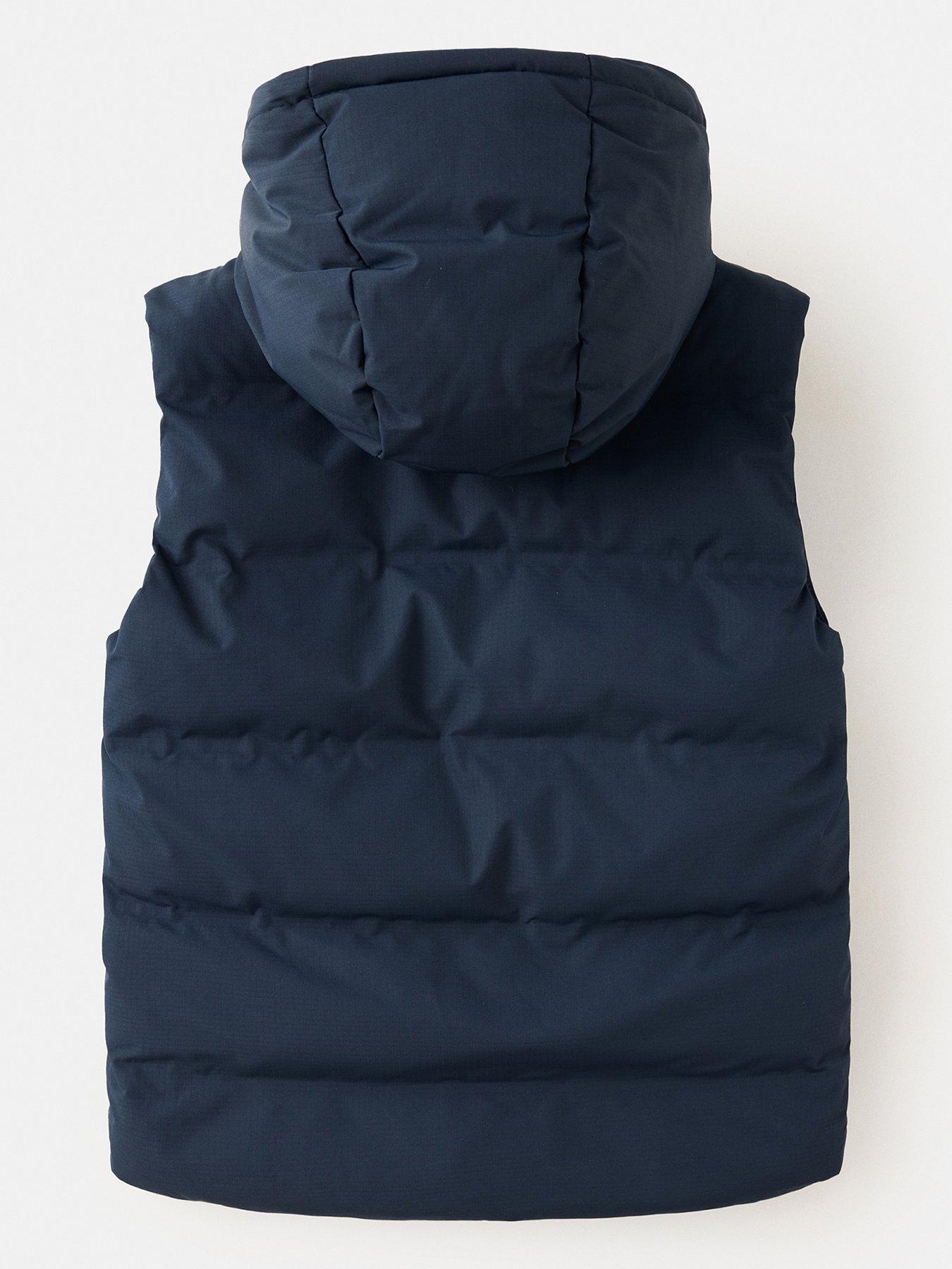 Image 2 of 4 of Mango Boys Hooded Gilet - Navy