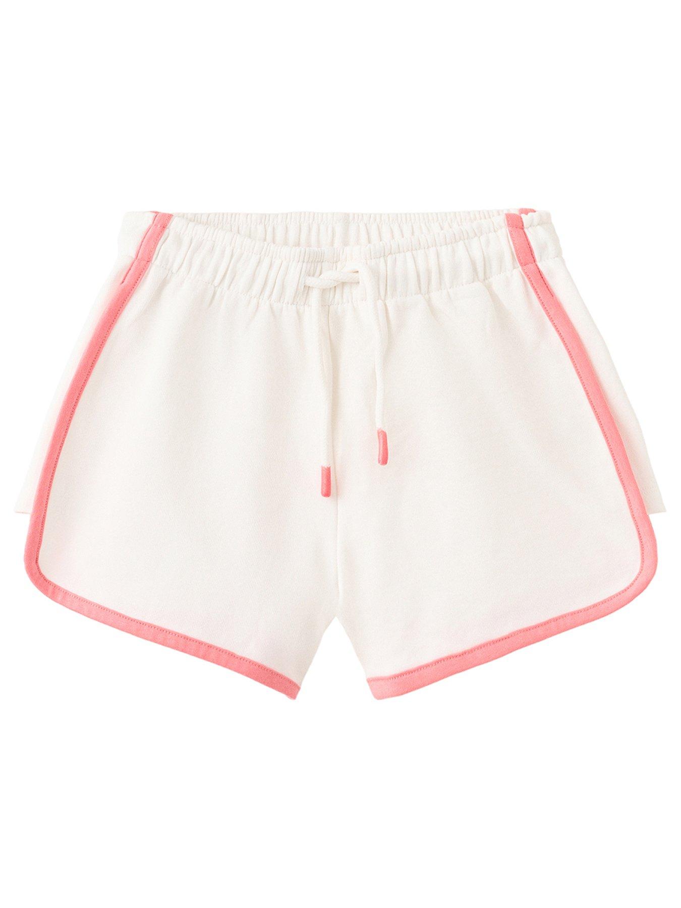 Image 2 of 6 of Mango Girls Jersey Runner Shorts - Light Cream