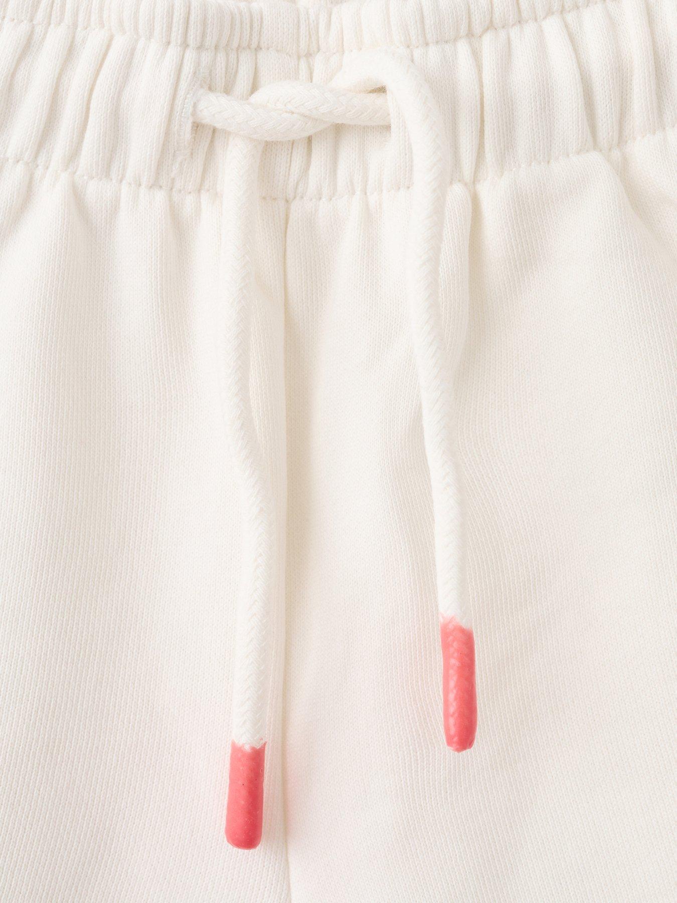 Image 5 of 6 of Mango Girls Jersey Runner Shorts - Light Cream