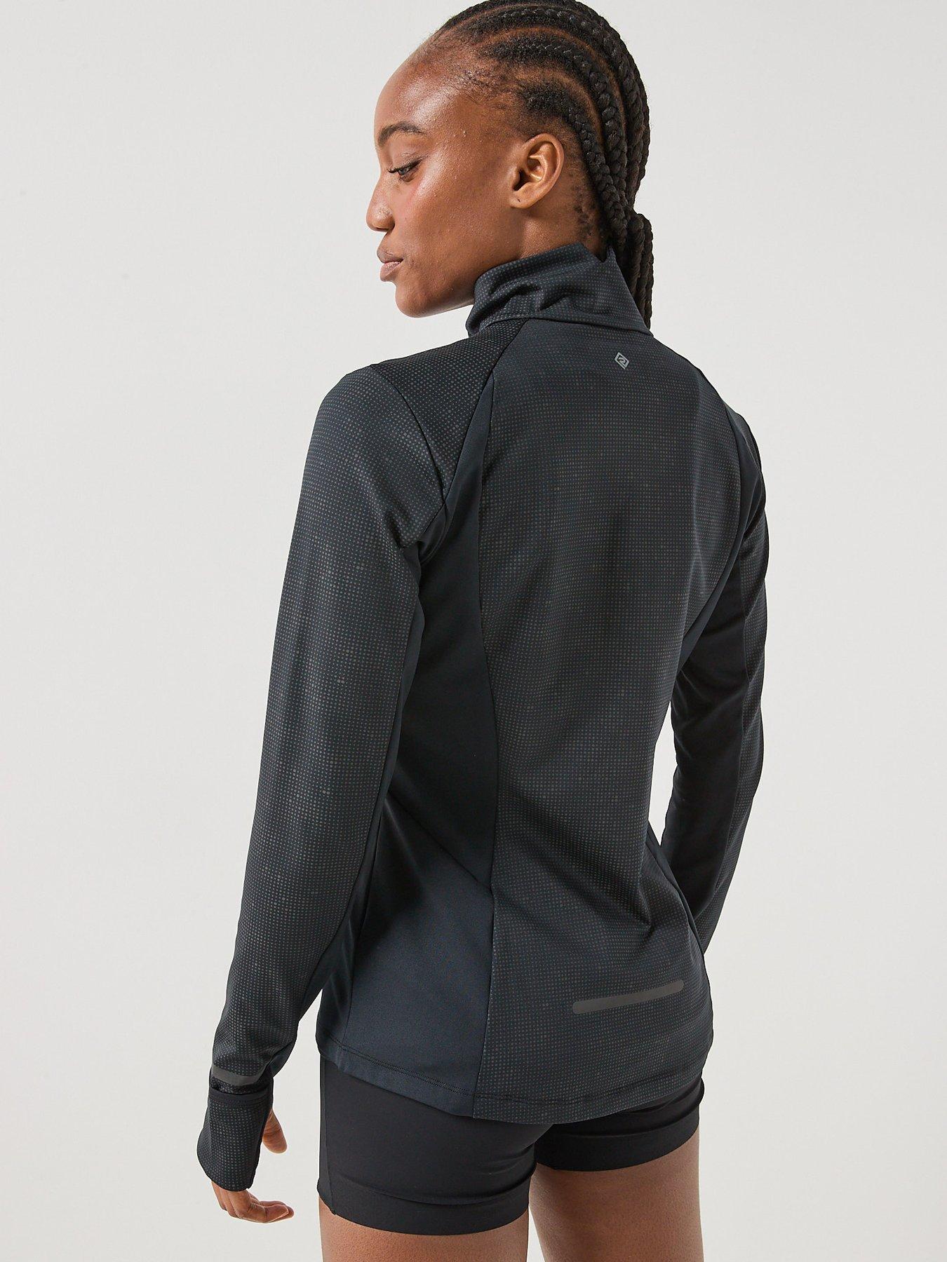 Image 2 of 6 of Ronhill Womens Tech Reflect Lux Reflective Full Zip Pocket Jacket - Black