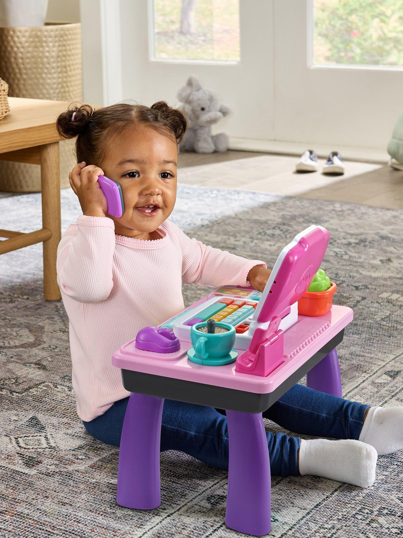 Image 4 of 7 of VTech Baby Big Business Baby Desk pink EXCLUSIVE
