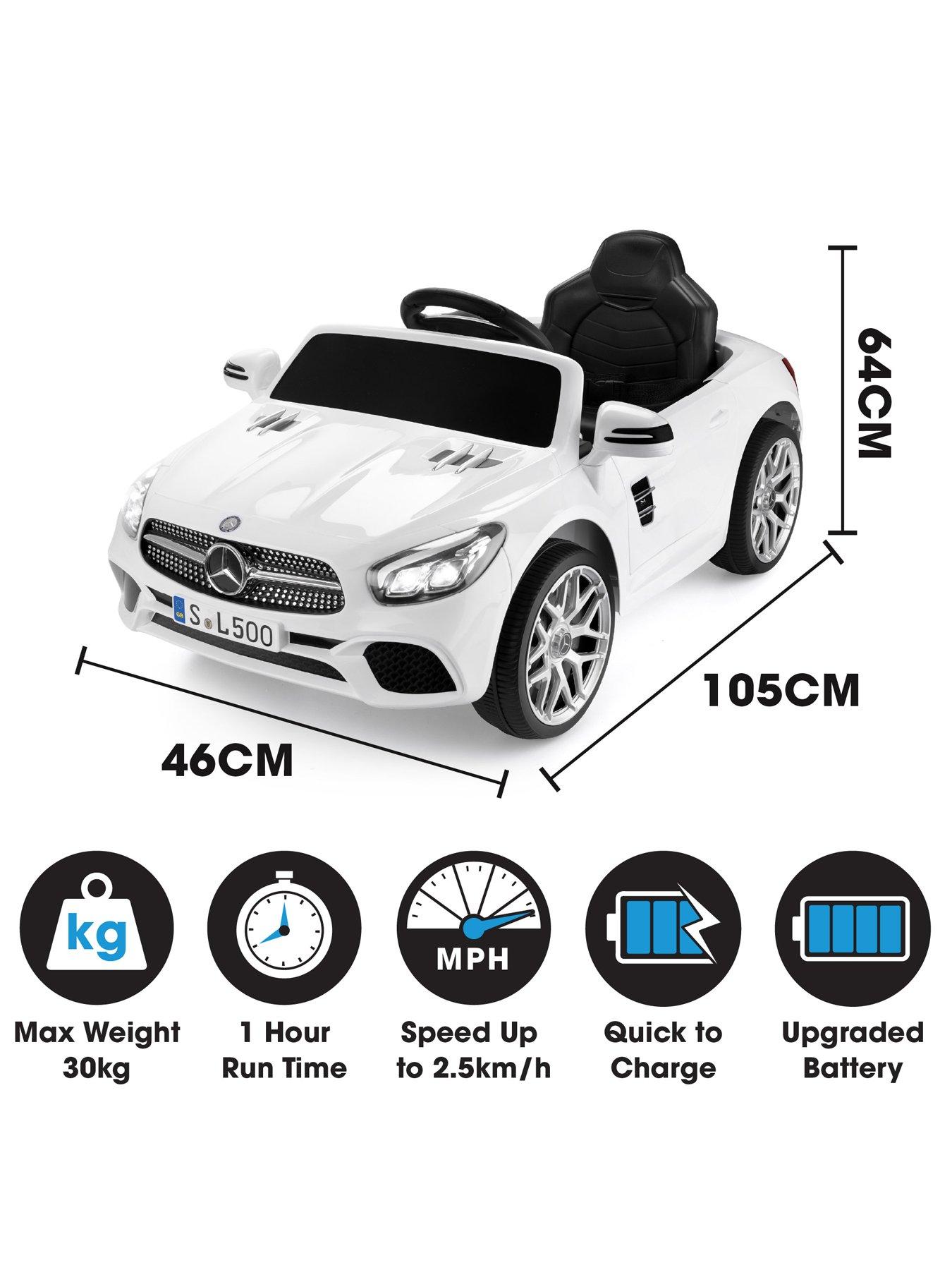 Image 7 of 7 of Parental Remote Control Mercedes-Benz SL500 Electric Ride-On Car