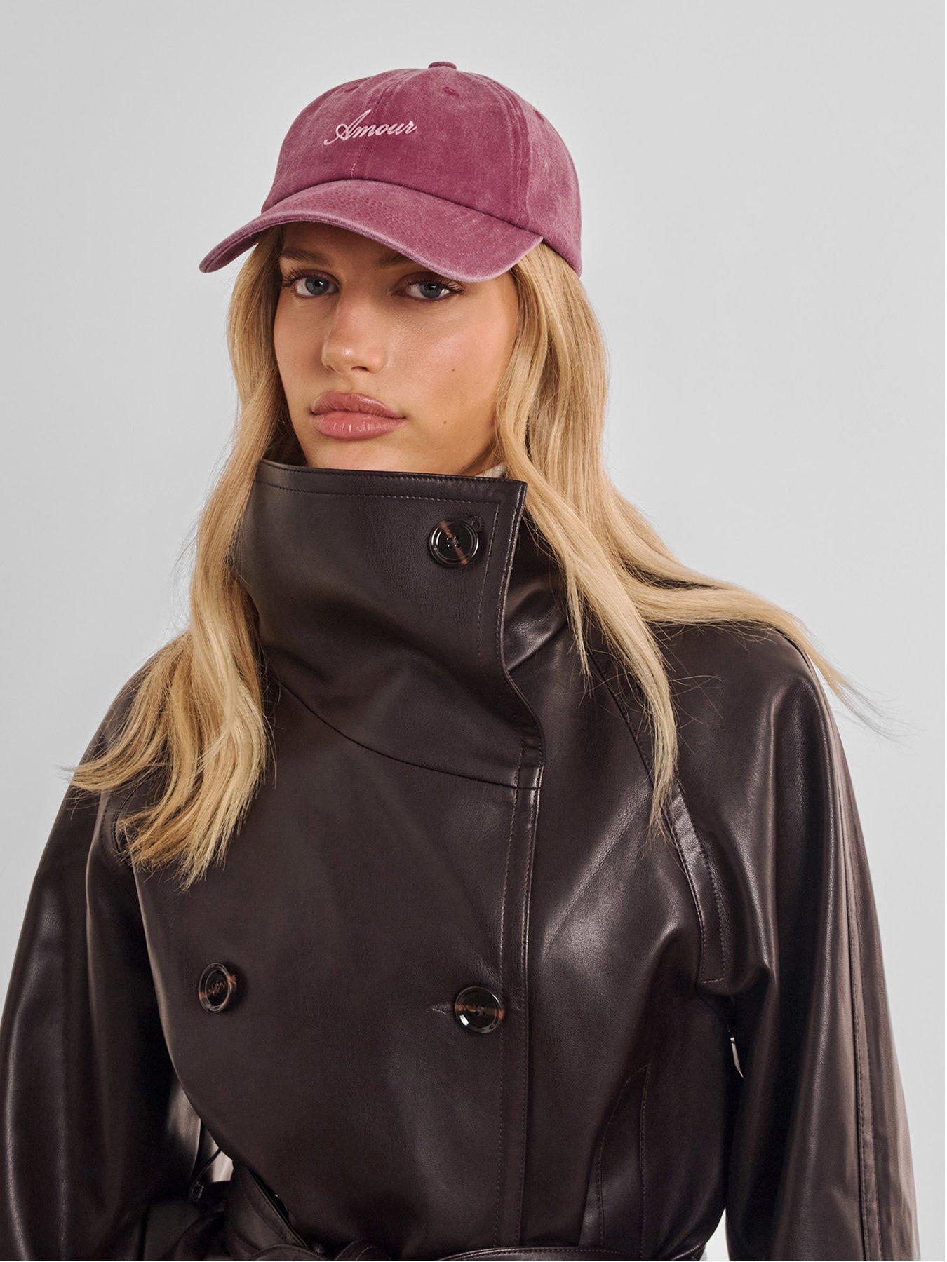 Katie Loxton Embroidered 'amour' Cap - Red