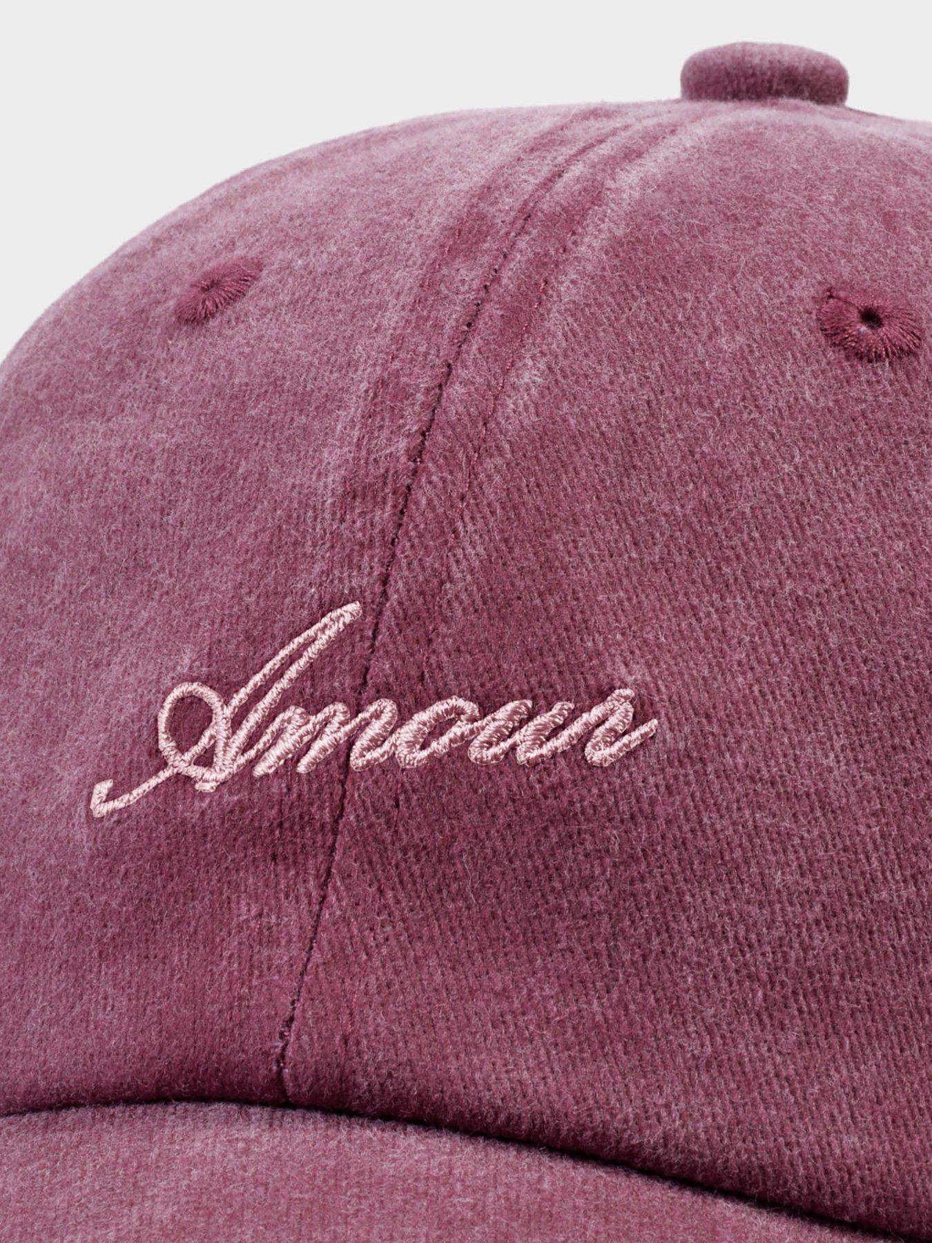 Image 3 of 5 of Katie Loxton Embroidered 'amour' Cap - Red
