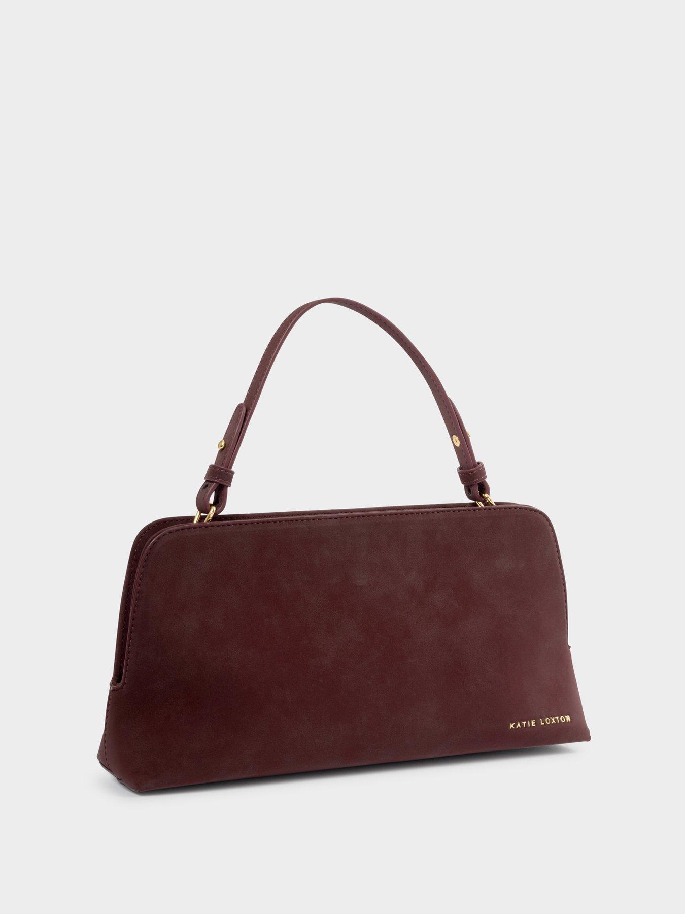 Image 6 of 7 of Katie Loxton Estelle Multiway Bag - Cherry Suedette