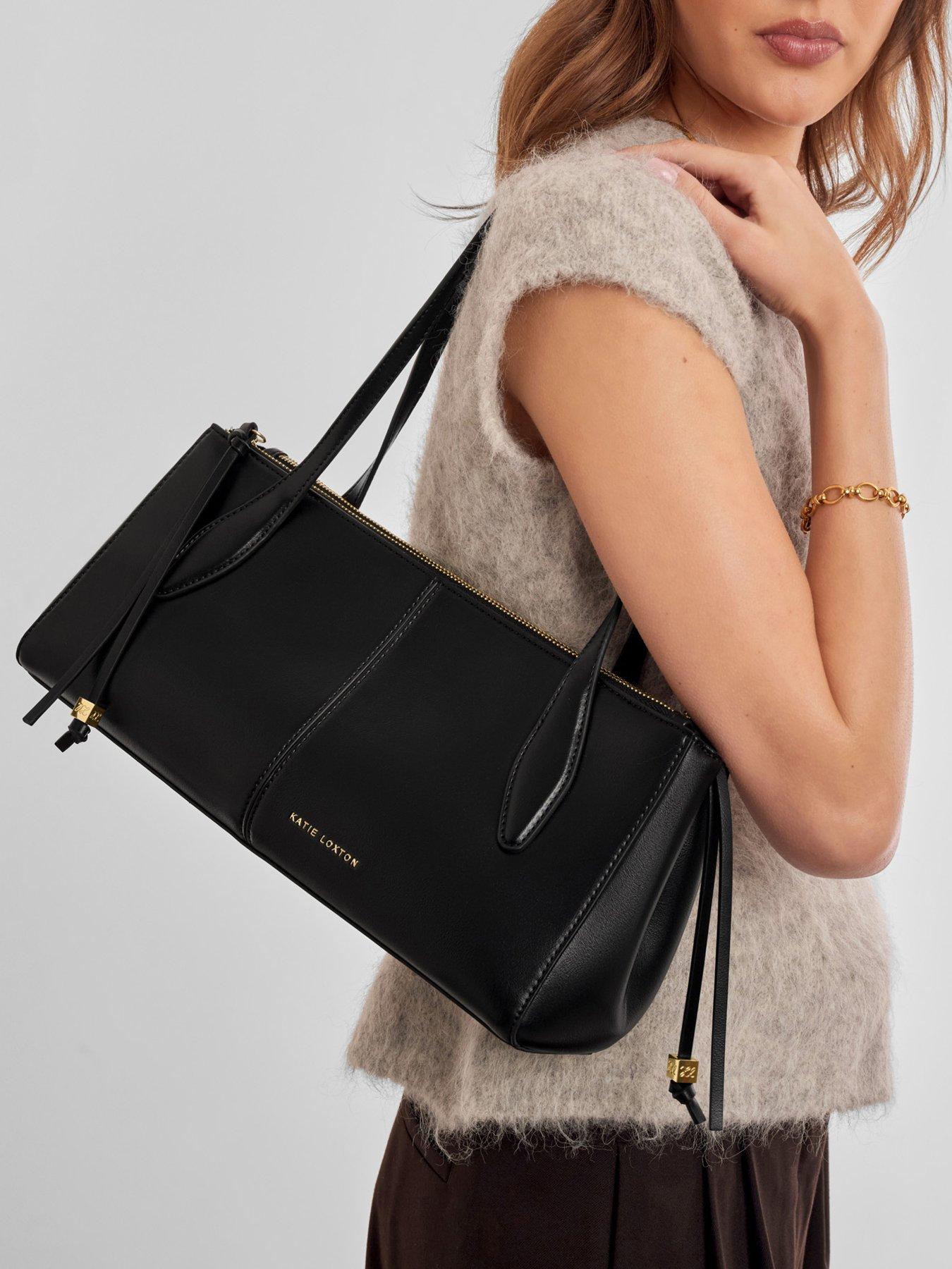 Image 2 of 6 of Katie Loxton Hattie Shoulder Bag - Black