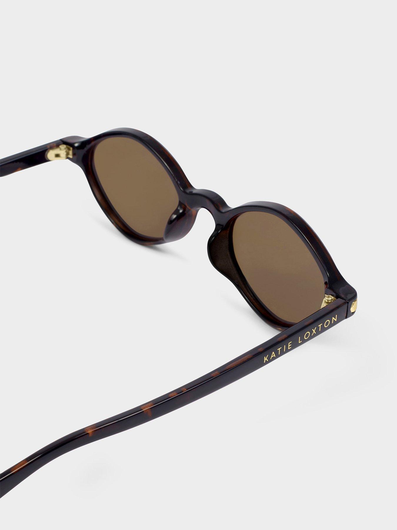 Image 4 of 6 of Katie Loxton Sevilla Slim Sunglasses - Dark Tortoiseshell