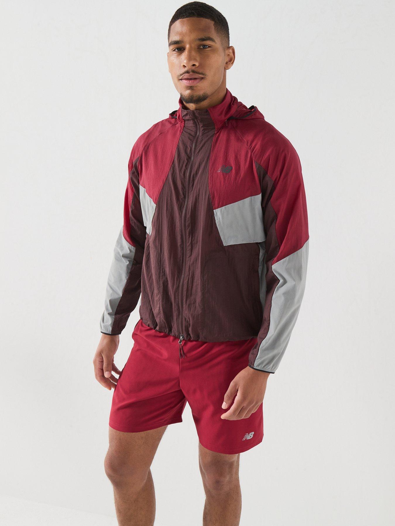 Image 1 of 6 of New Balance Mens Running RC Jacket - Red