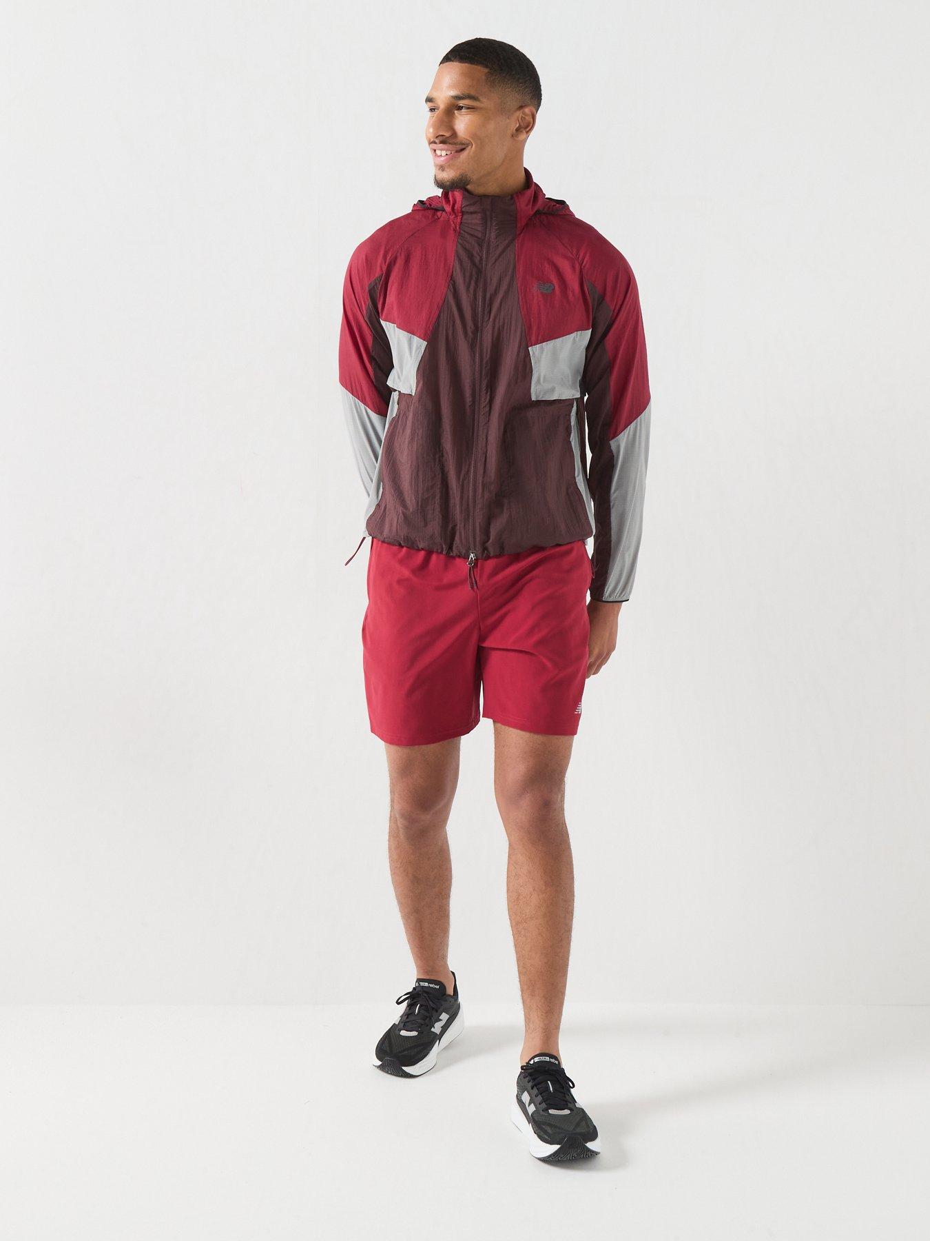 Image 3 of 6 of New Balance Mens Running RC Jacket - Red