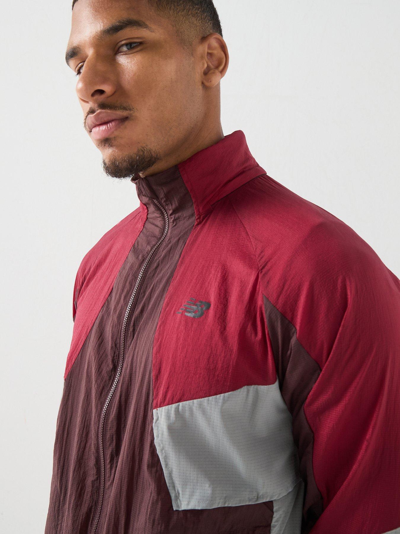Image 4 of 6 of New Balance Mens Running RC Jacket - Red