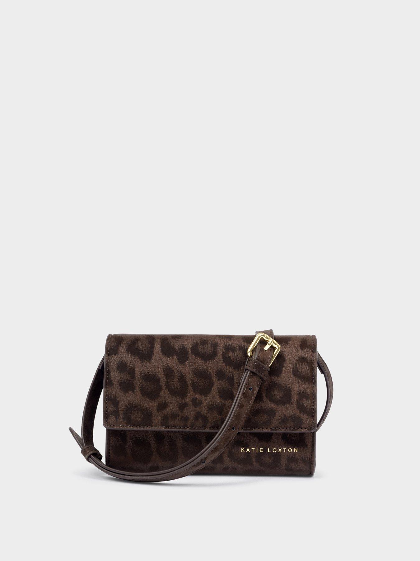 Image 2 of 5 of Katie Loxton Lou Crossbody Bag - Chocolate Leopard