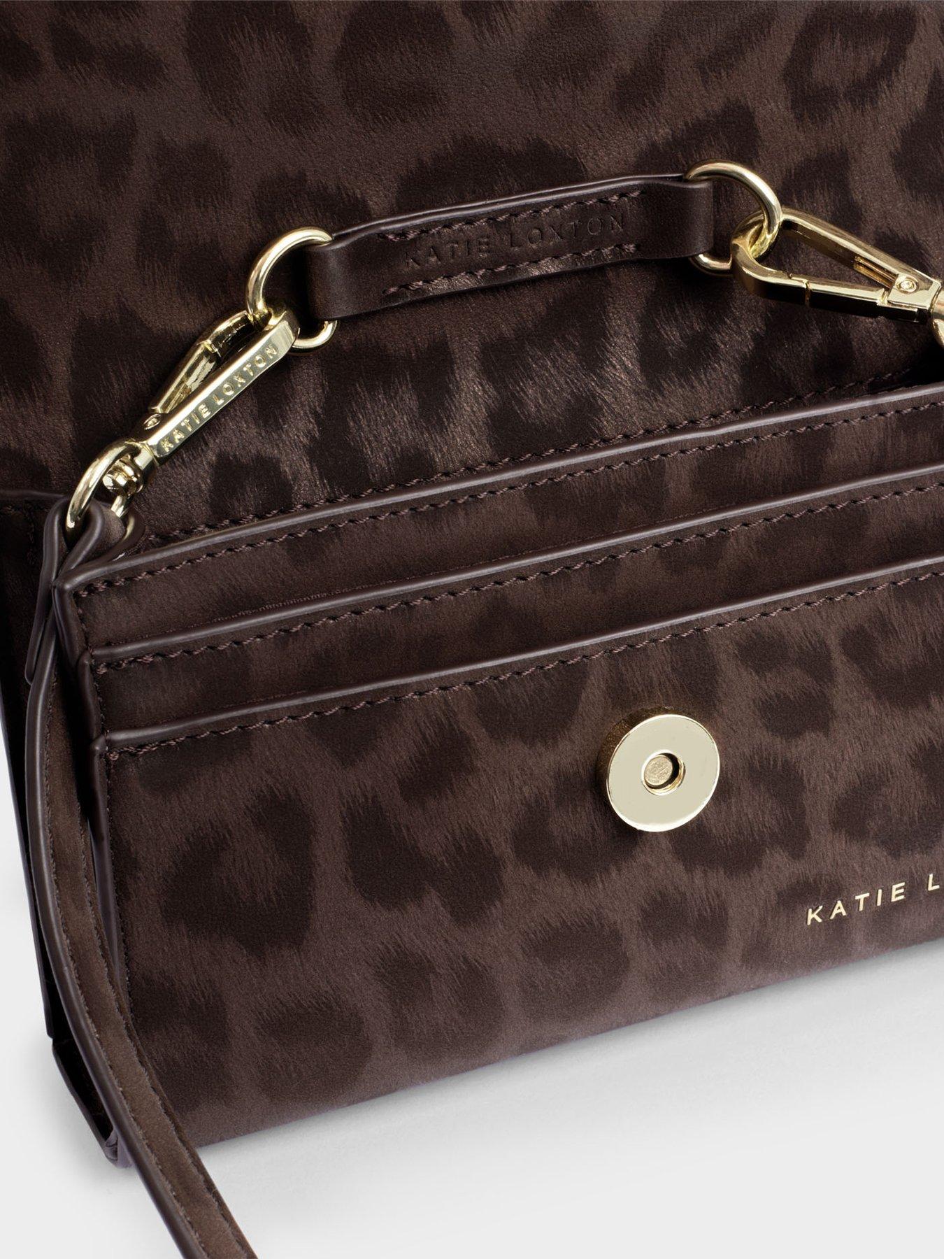 Image 3 of 5 of Katie Loxton Lou Crossbody Bag - Chocolate Leopard