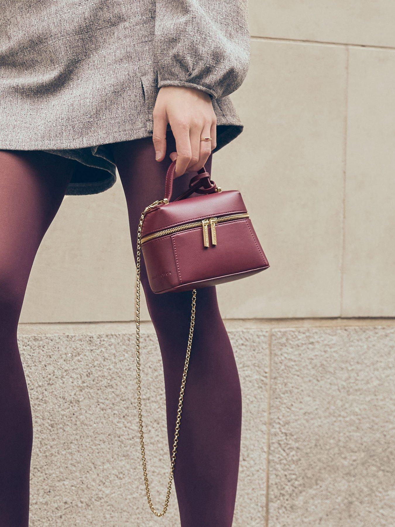 Katie Loxton Mia Mini Vanity Crossbody Bag - Cherry