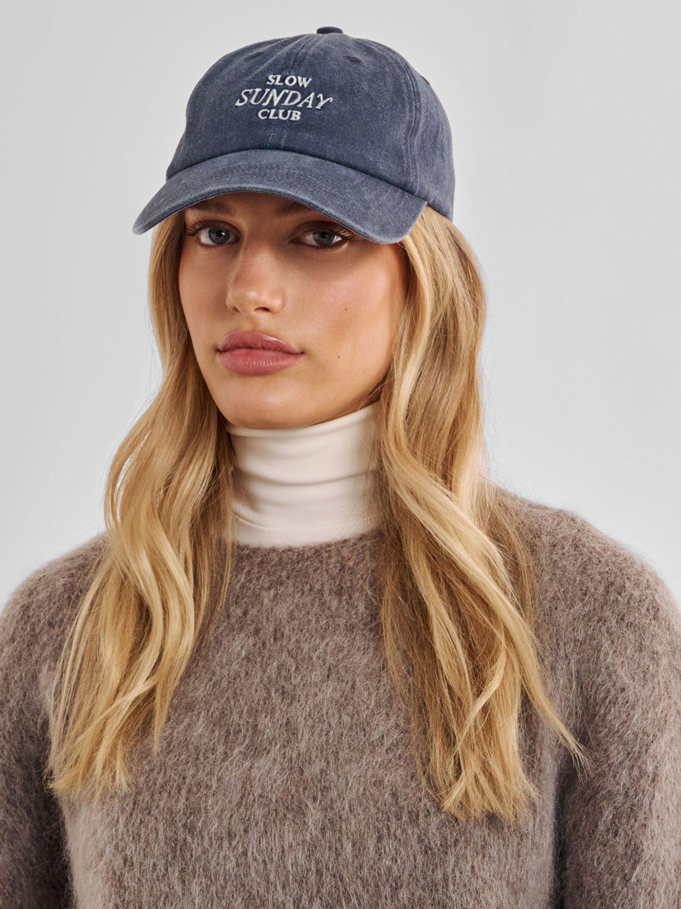 Katie Loxton Embroidered Cap 'slow Sunday Club' - Navy