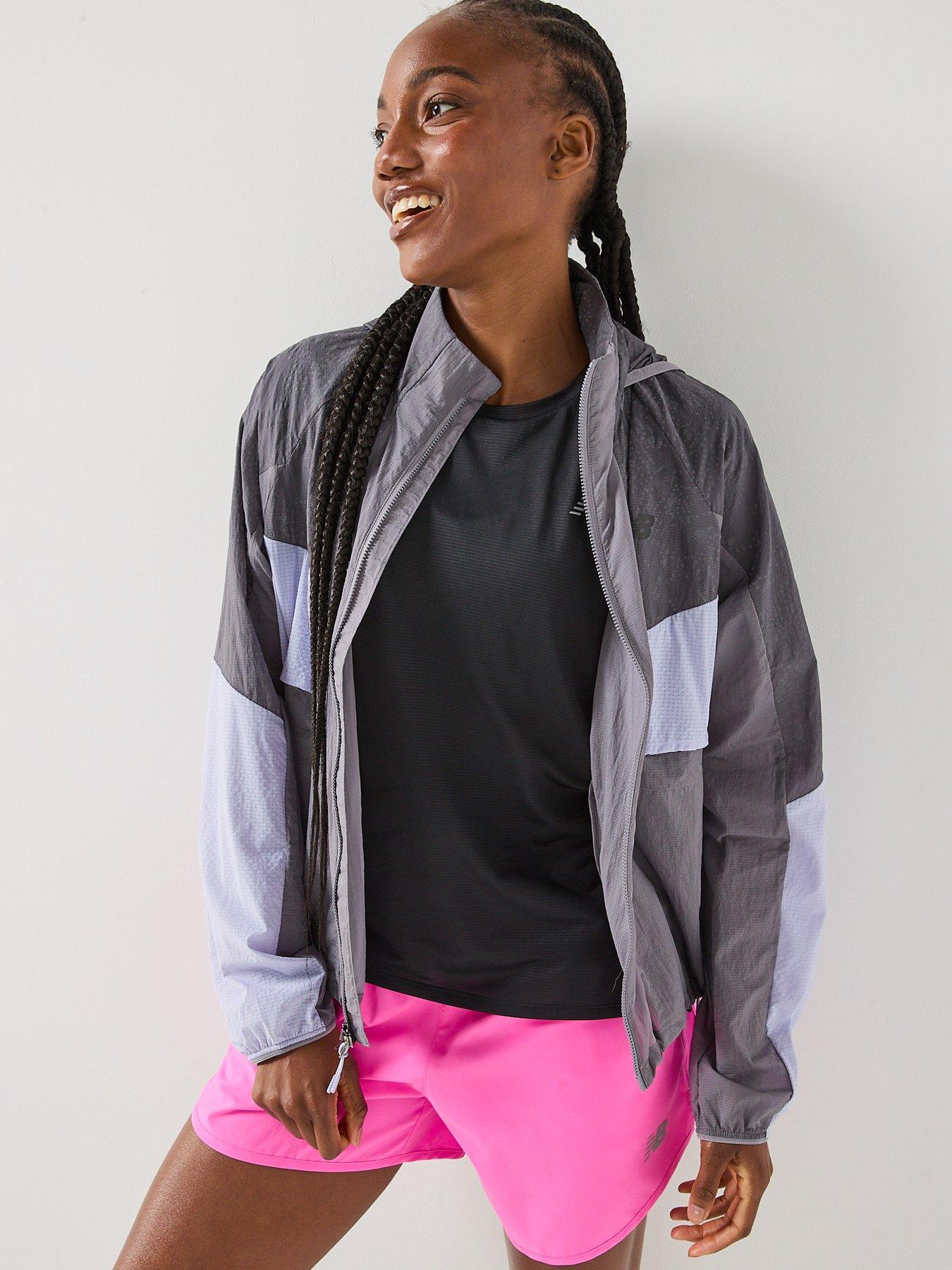 Image 6 of 6 of New Balance Womens Running Reflective Rc Jacket - Grey