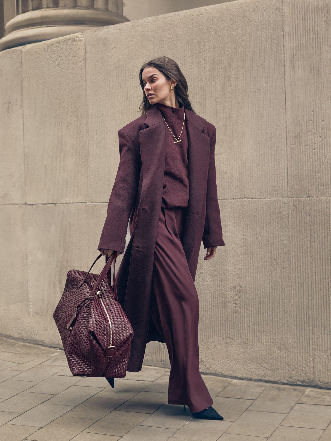 Image 5 of 7 of Katie Loxton Soho Hand Woven Weekend Bag - Cherry Mixed