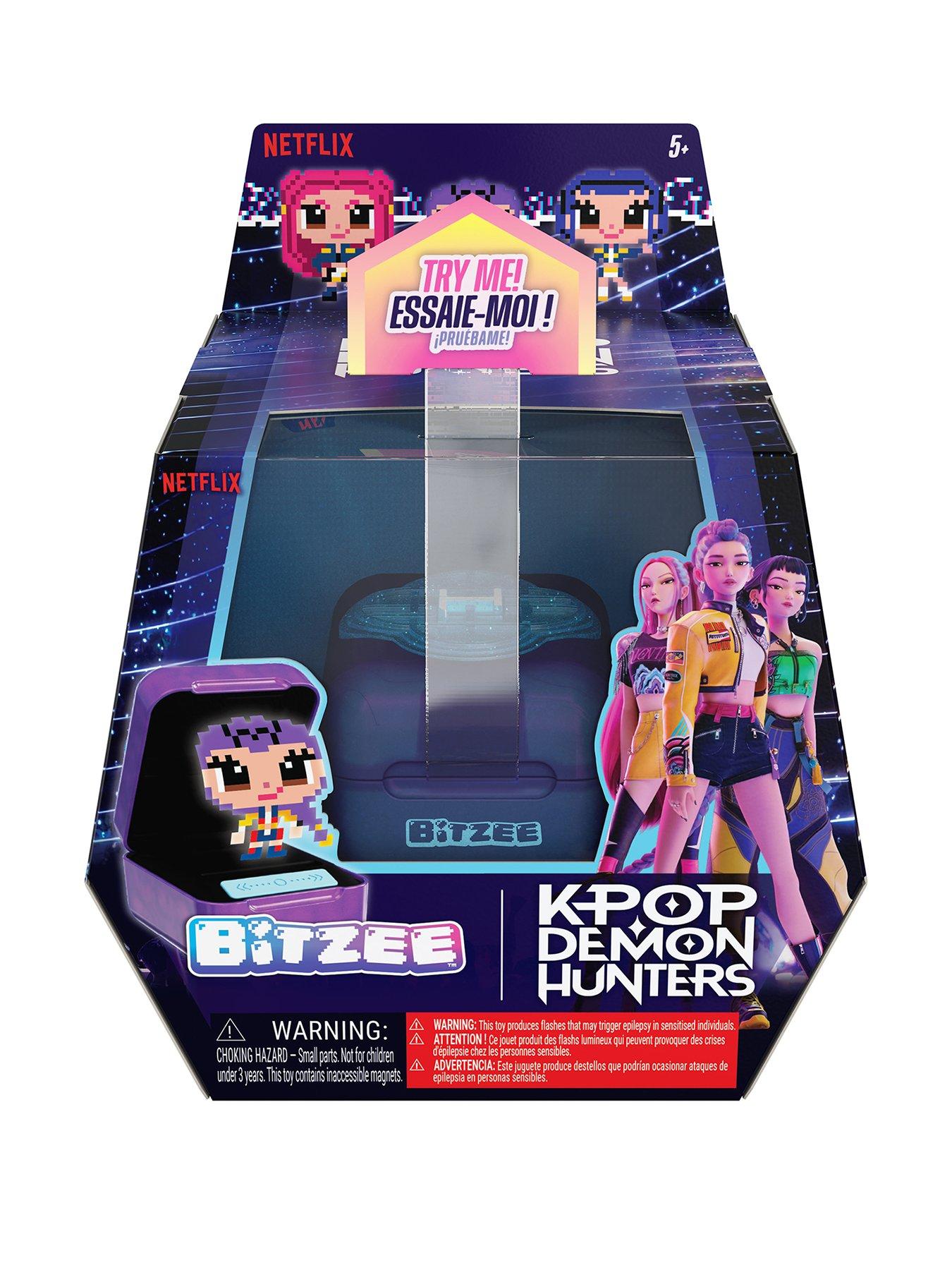 Bitzee K-Pop Demon Hunters Flip-Open Stage Interactive Toy in One Colour