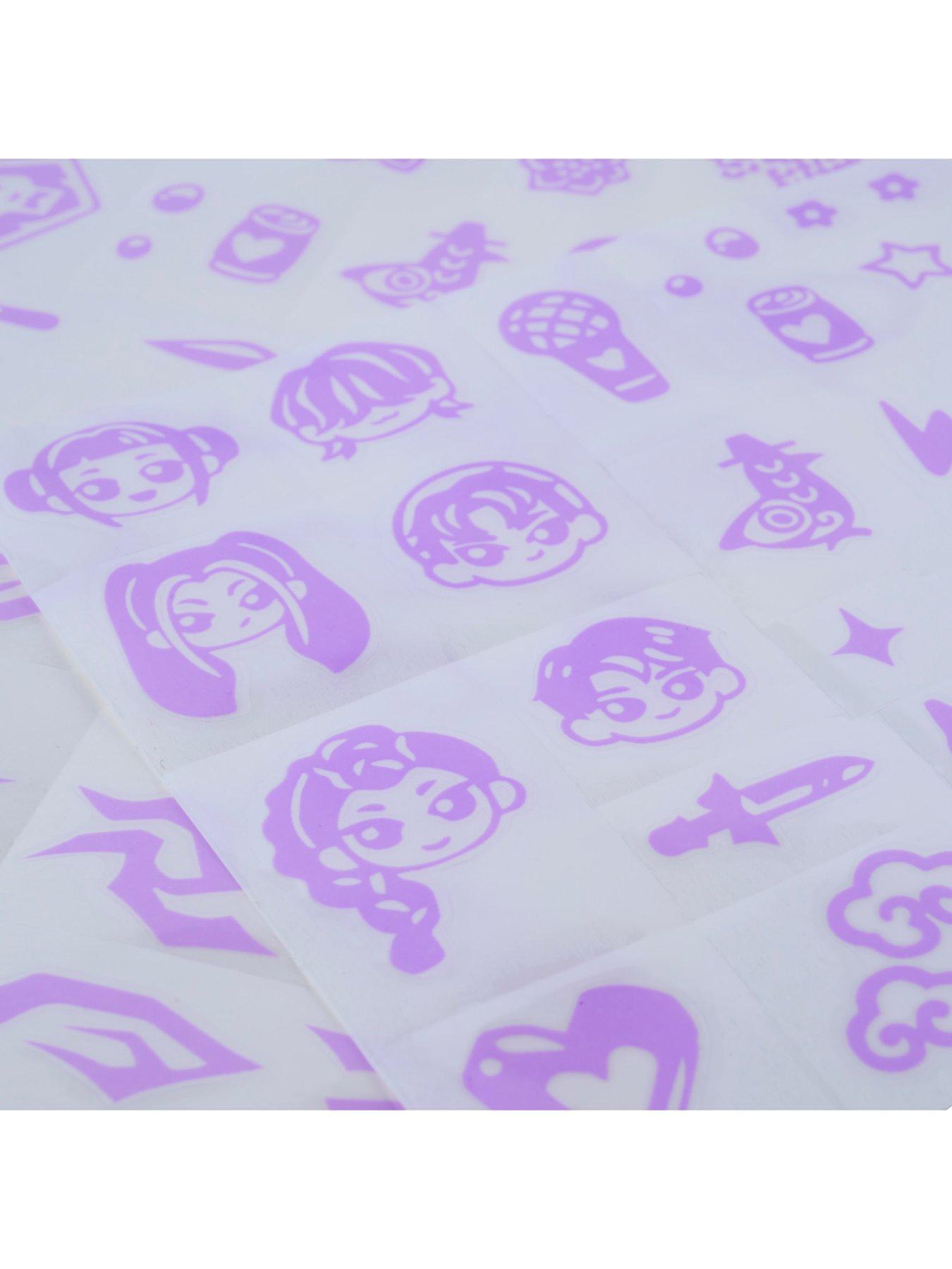 Image 6 of 8 of Cool Maker K-Pop Demon Hunters Shimmer Temporary Tattoo Kit