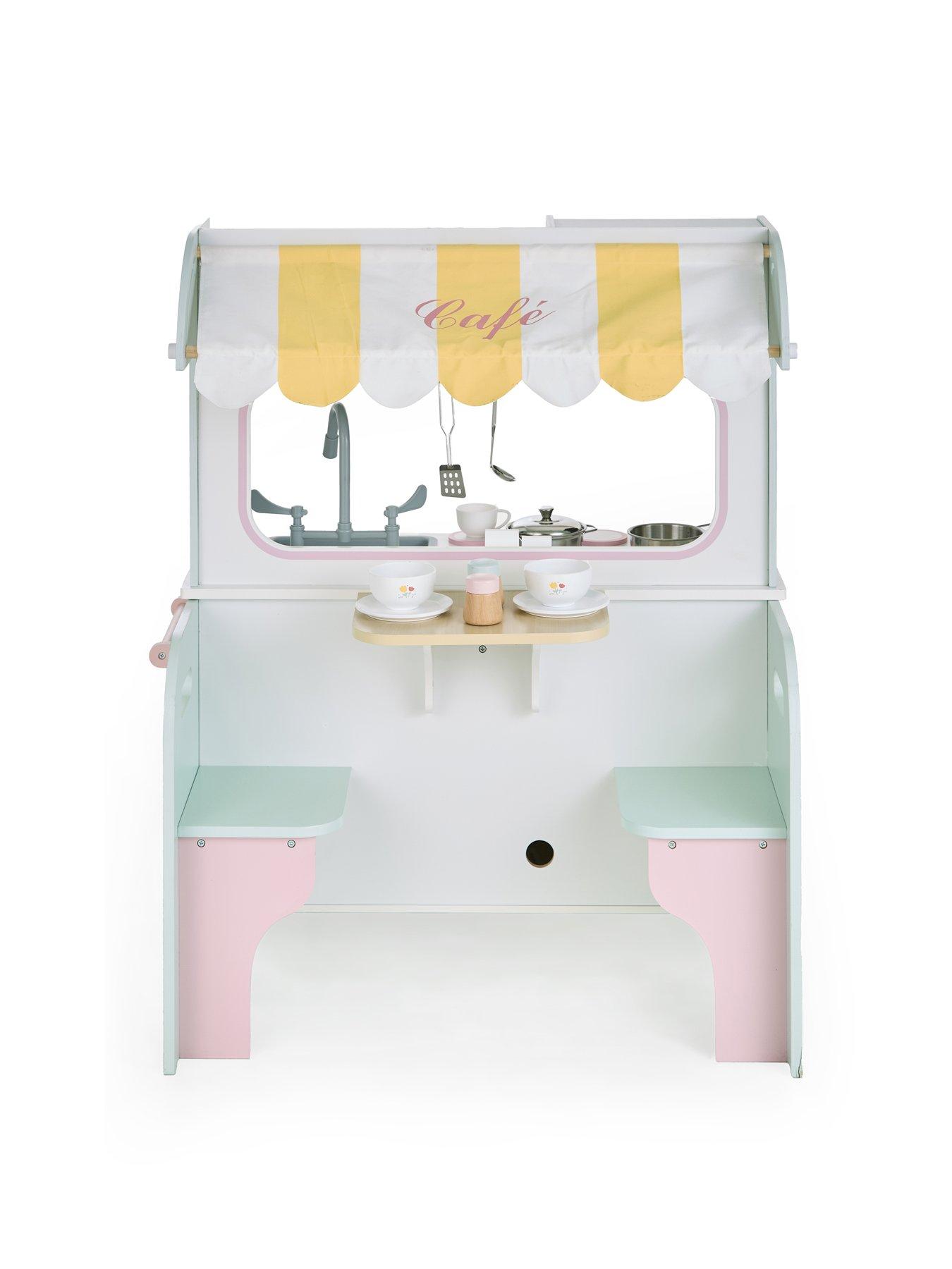 Image 3 of 7 of 2-in-1 Kitchen And Caf&eacute; Role Play Set Play Kitchen