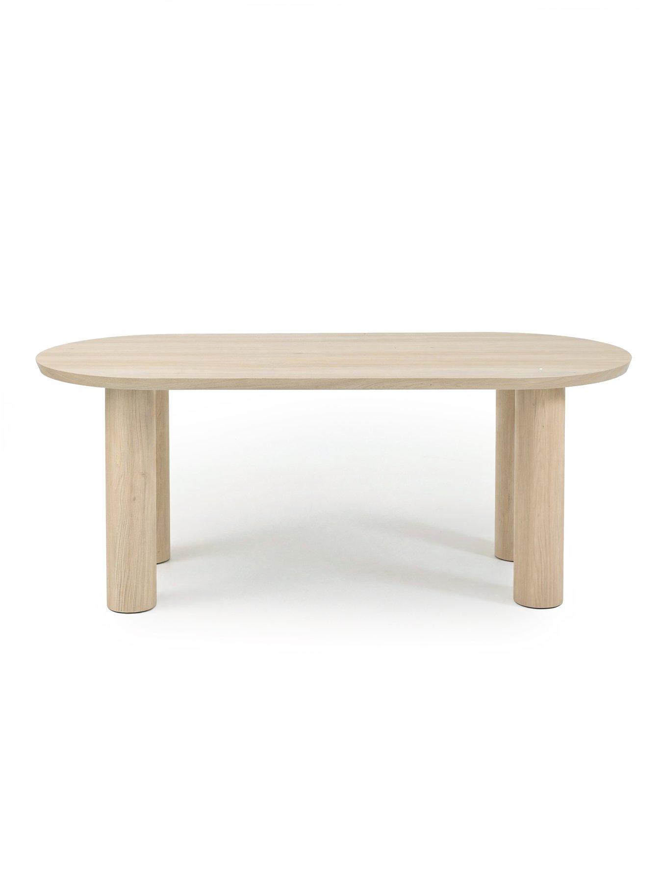 Image 4 of 7 of The Very Collection Arley 200cm Dining Table, Arley Dining Bench &amp; 2 Arley Chairs And 1 Upholstered Dining Bench - FSC&reg; Certified