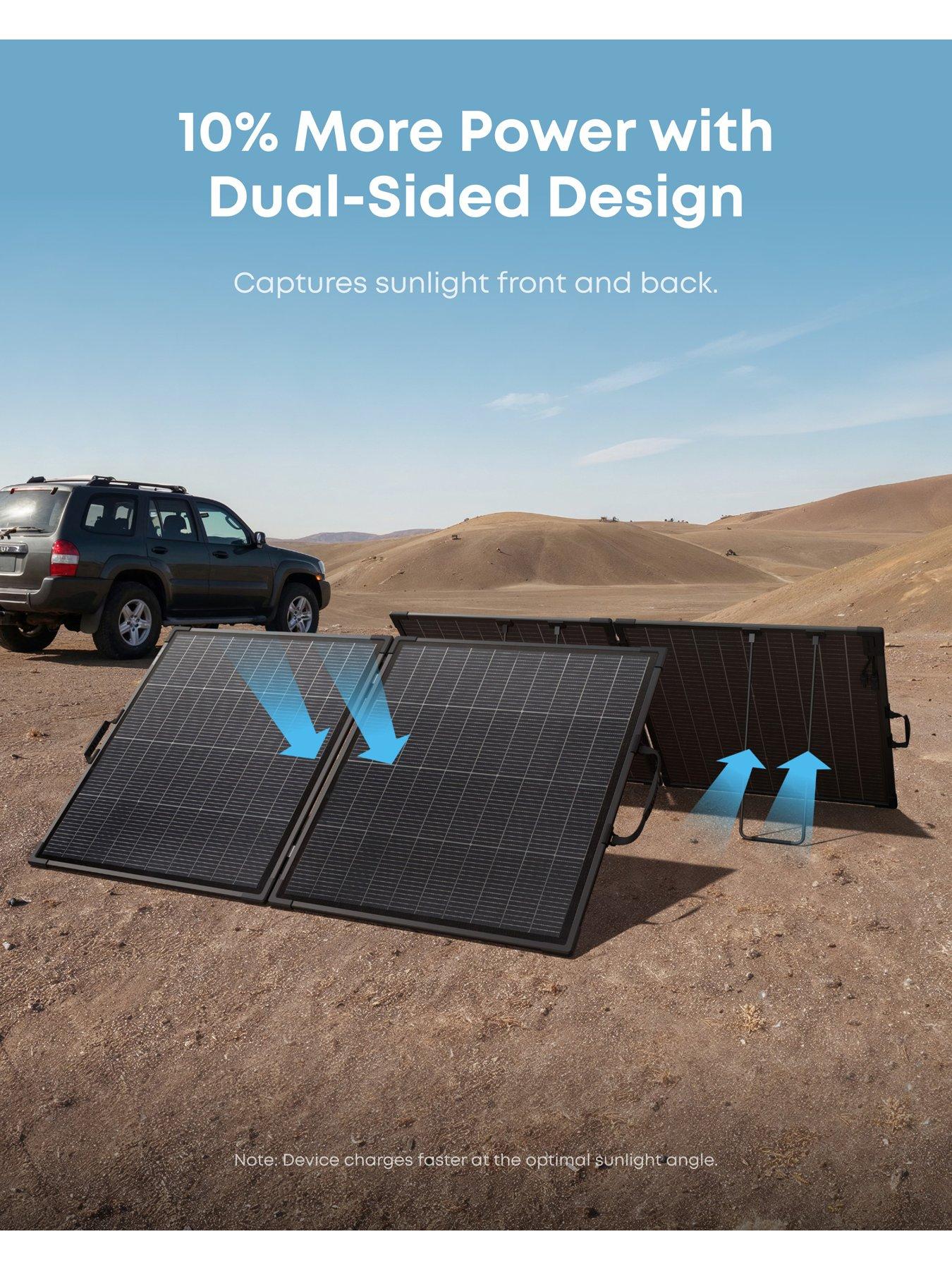 Image 3 of 7 of Anker SOLIX PS200 Bifacial Portable Solar Panel