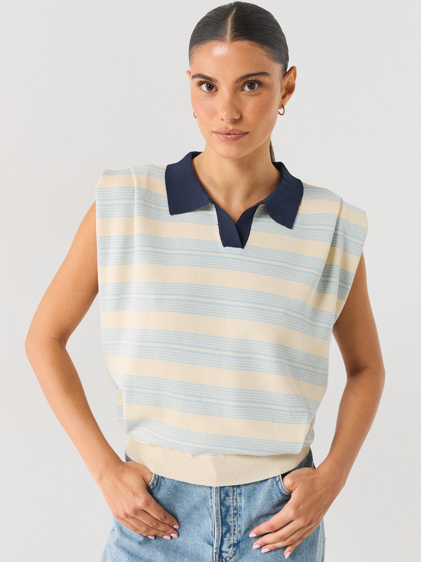 Vero Moda Short Sleeve Poloneck Pullover