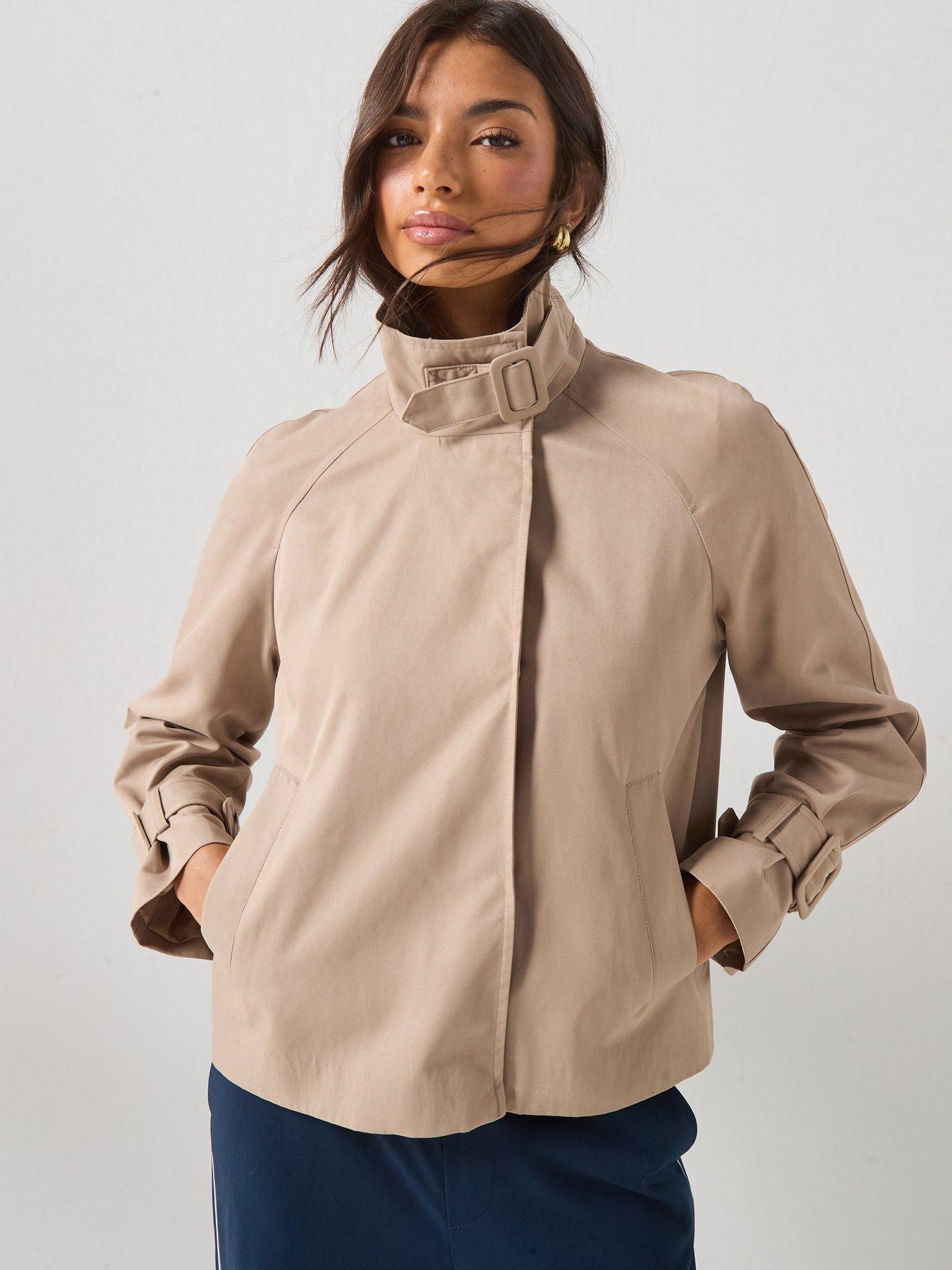 Vero Moda Vmsoffysara Short Trench Jacket - Beige