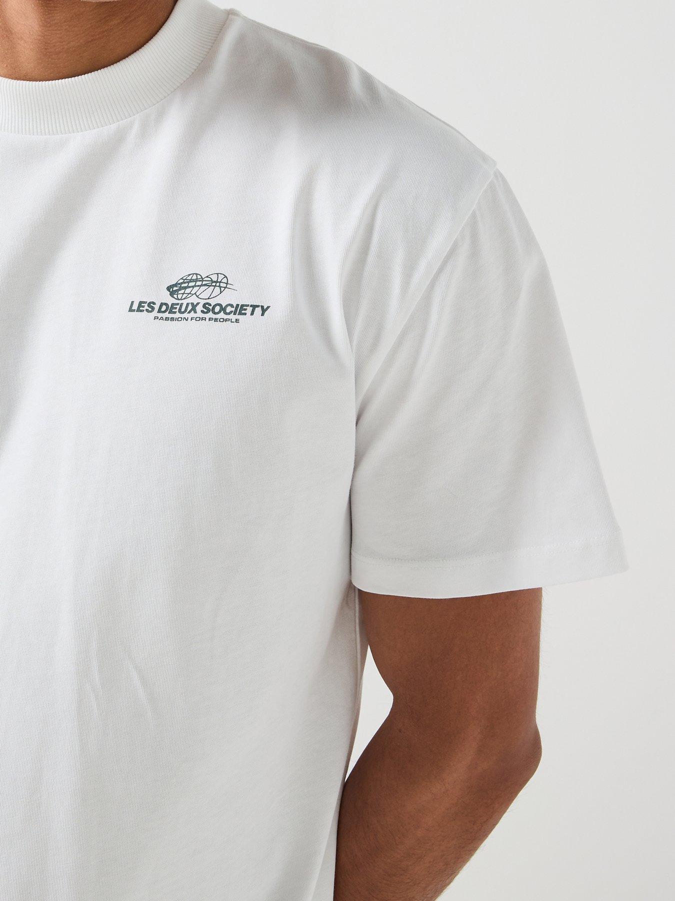 Image 5 of 6 of Les Deux Exhibition T-Shirt - White