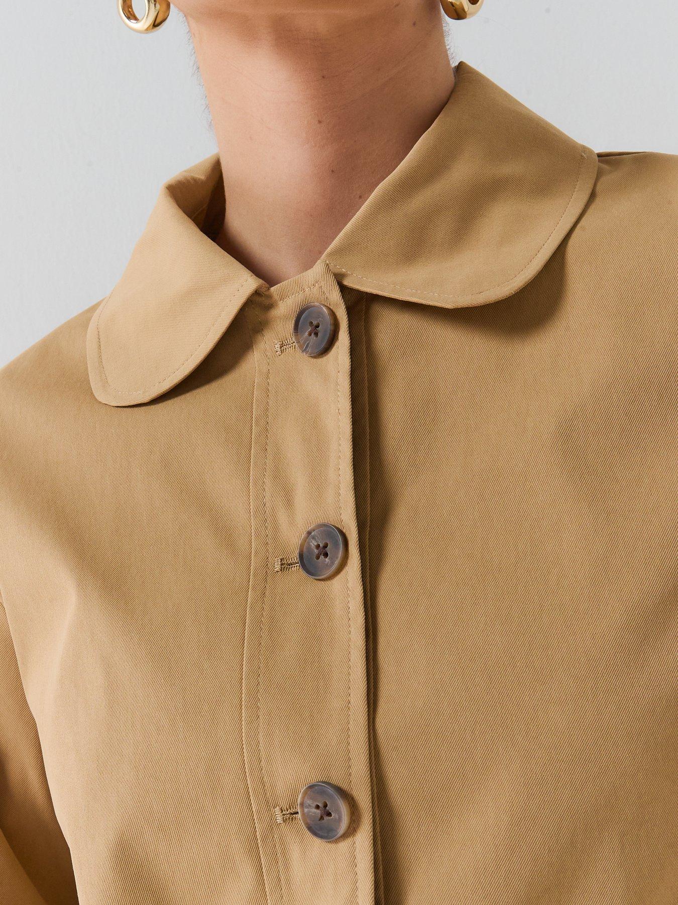 Image 6 of 6 of Only Women's Contrast Cuff Cropped Jacket - Beige
