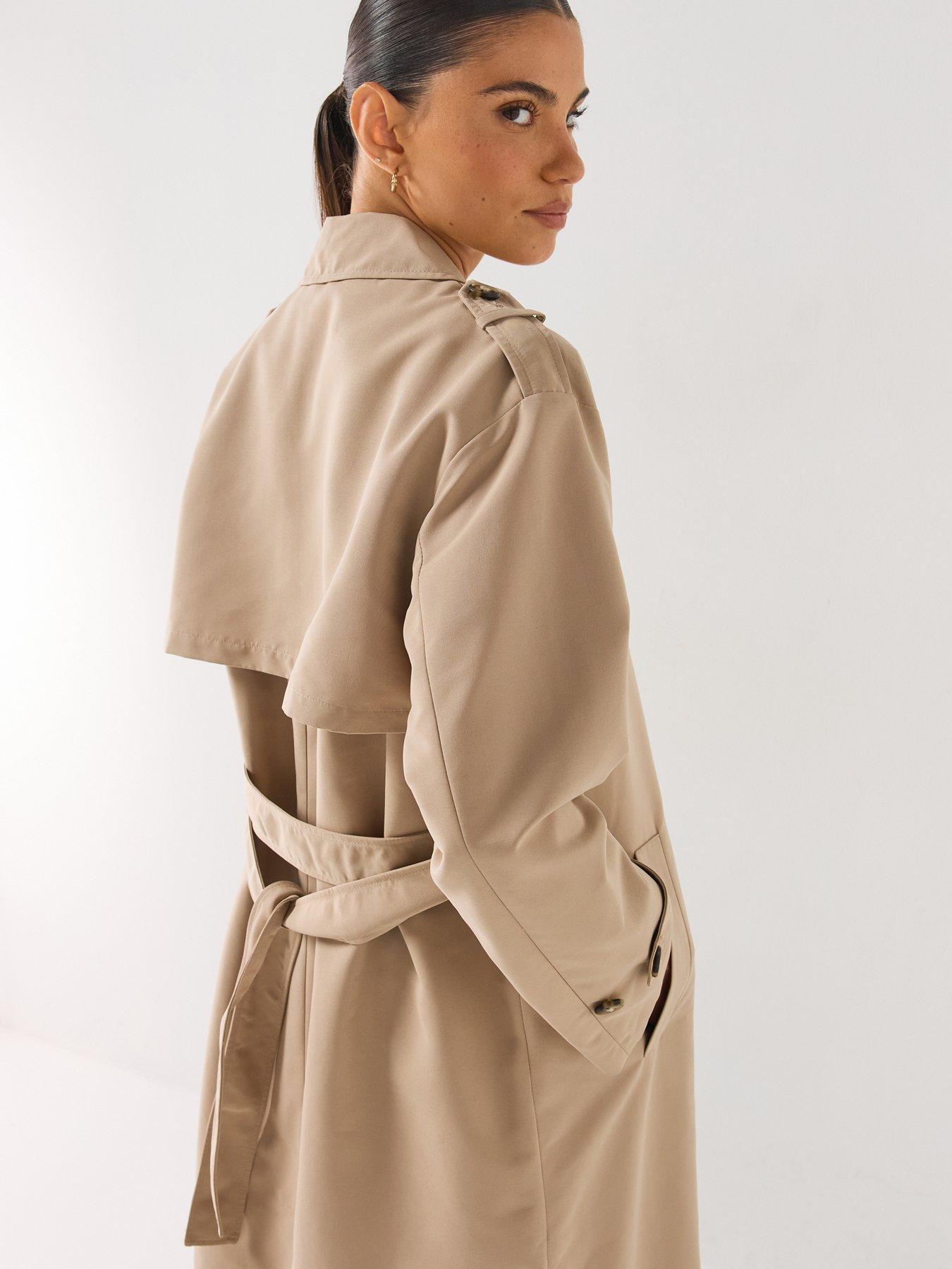 Image 6 of 6 of Vero Moda Long Trenchcoat- Nooa