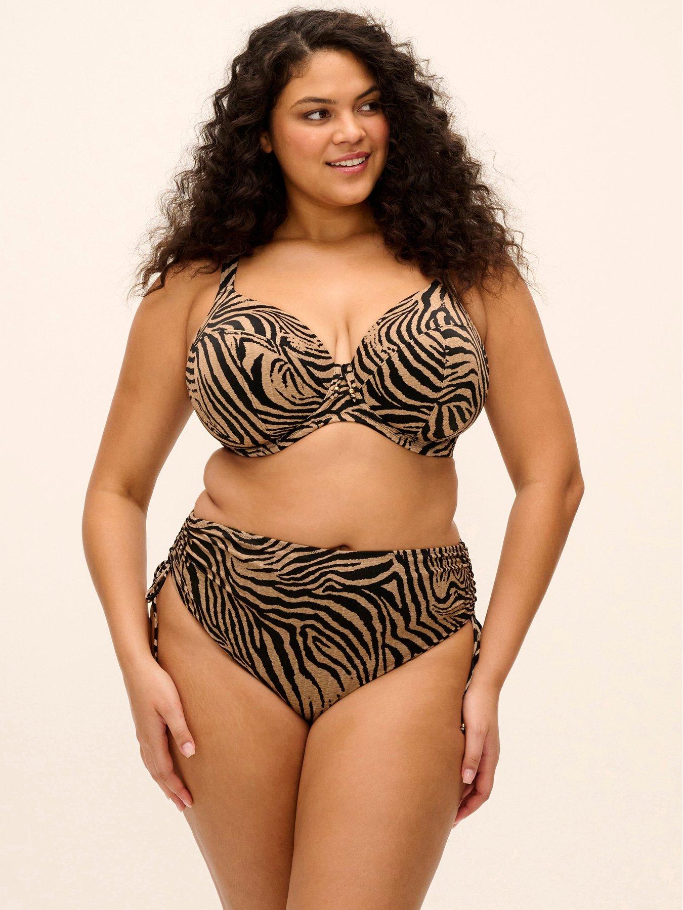 Image 1 of 4 of Elomi Elomi Tortoli Bay Adjustable Bikini Brief - Natural