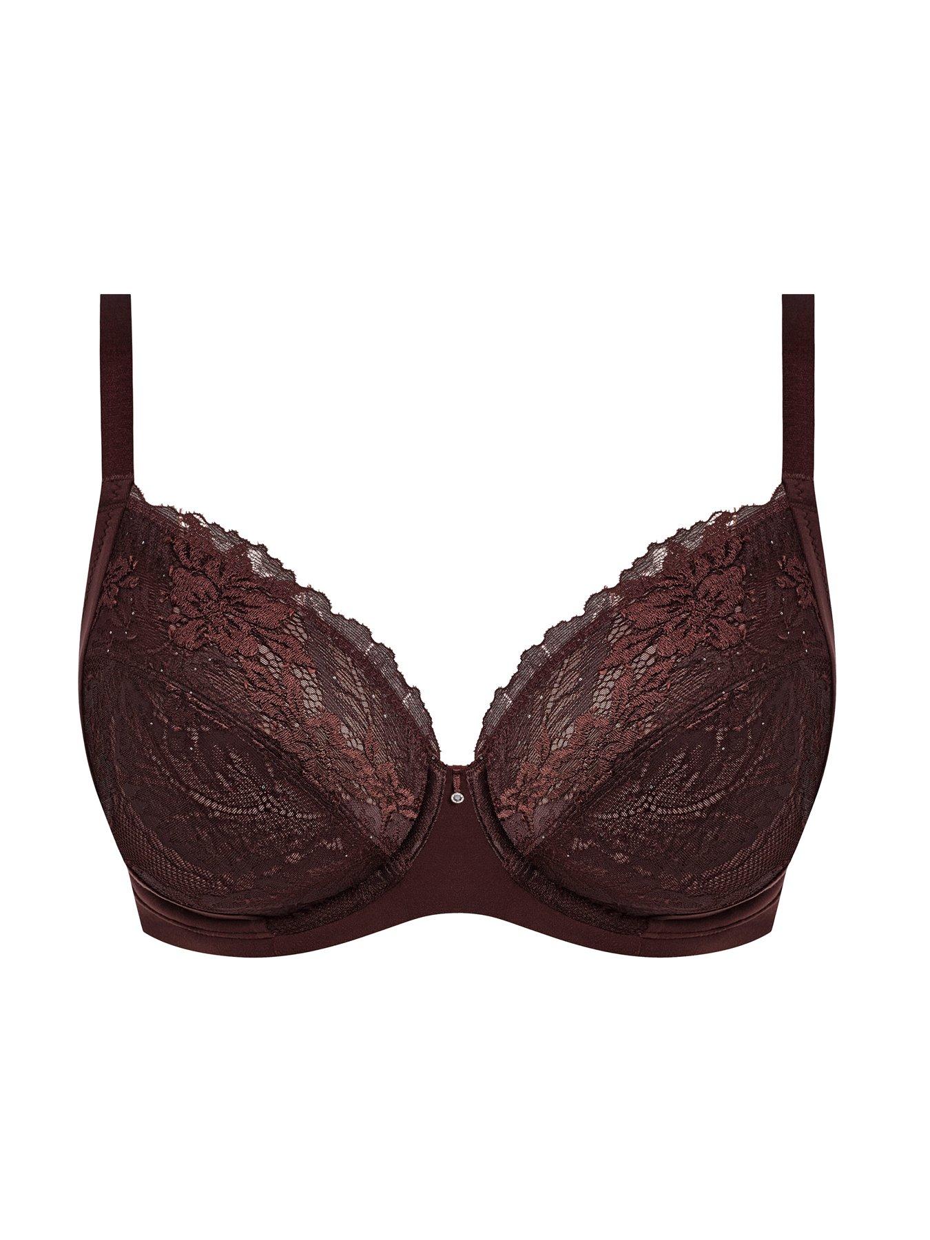 Image 5 of 5 of Wacoal Womens Most Divine Underwired Stretch Lace Bra - Espresso