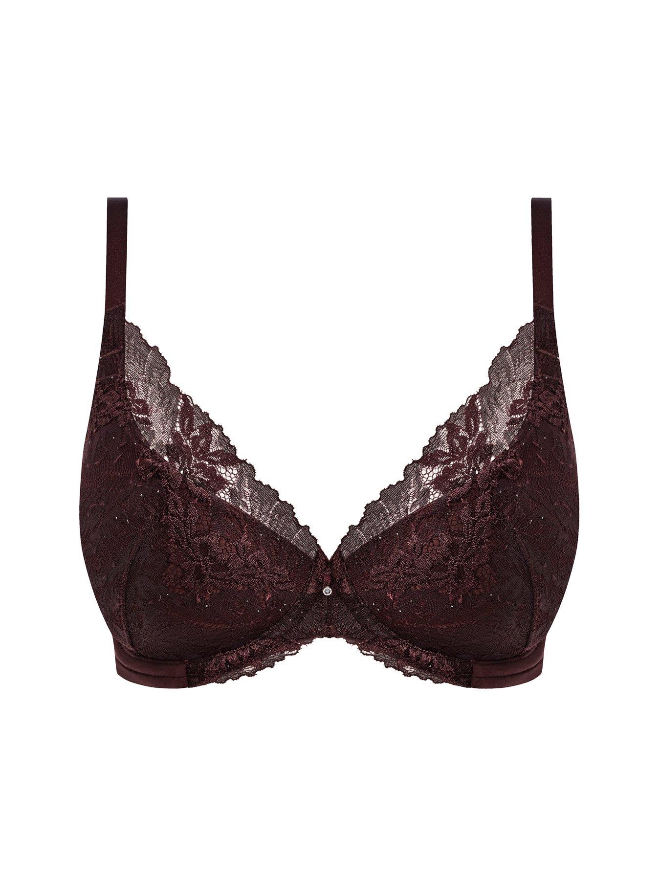 Image 4 of 4 of Wacoal Wacoal Most Divine Underwire Plunge Bra-espresso