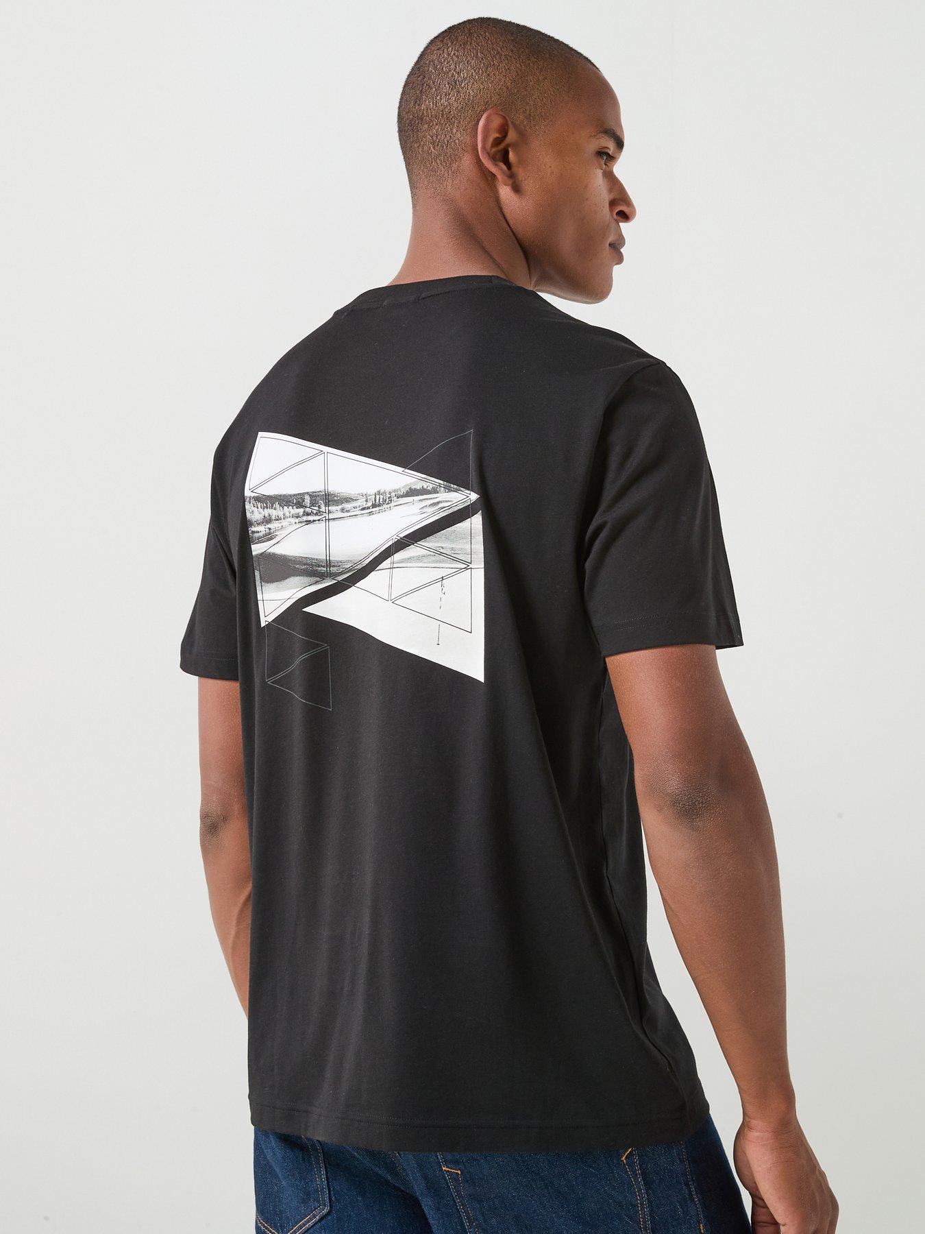 BOSS Boss Ts_network Photo Back Graphic T-shirt - Black