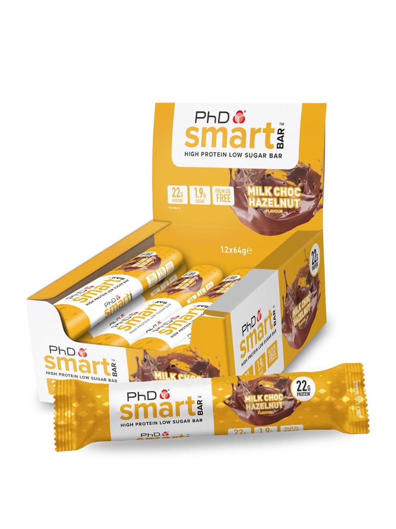 Science in Sport SiS PHD BAR SMART HFSS MILK CHOC HAZELNUT 64G EU6 1X12 -Milk