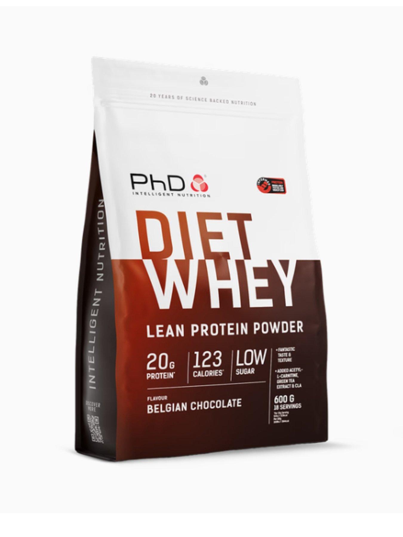 Science In Sport PHD Powder Diet Whey Belgian Choc 600G Uk 1