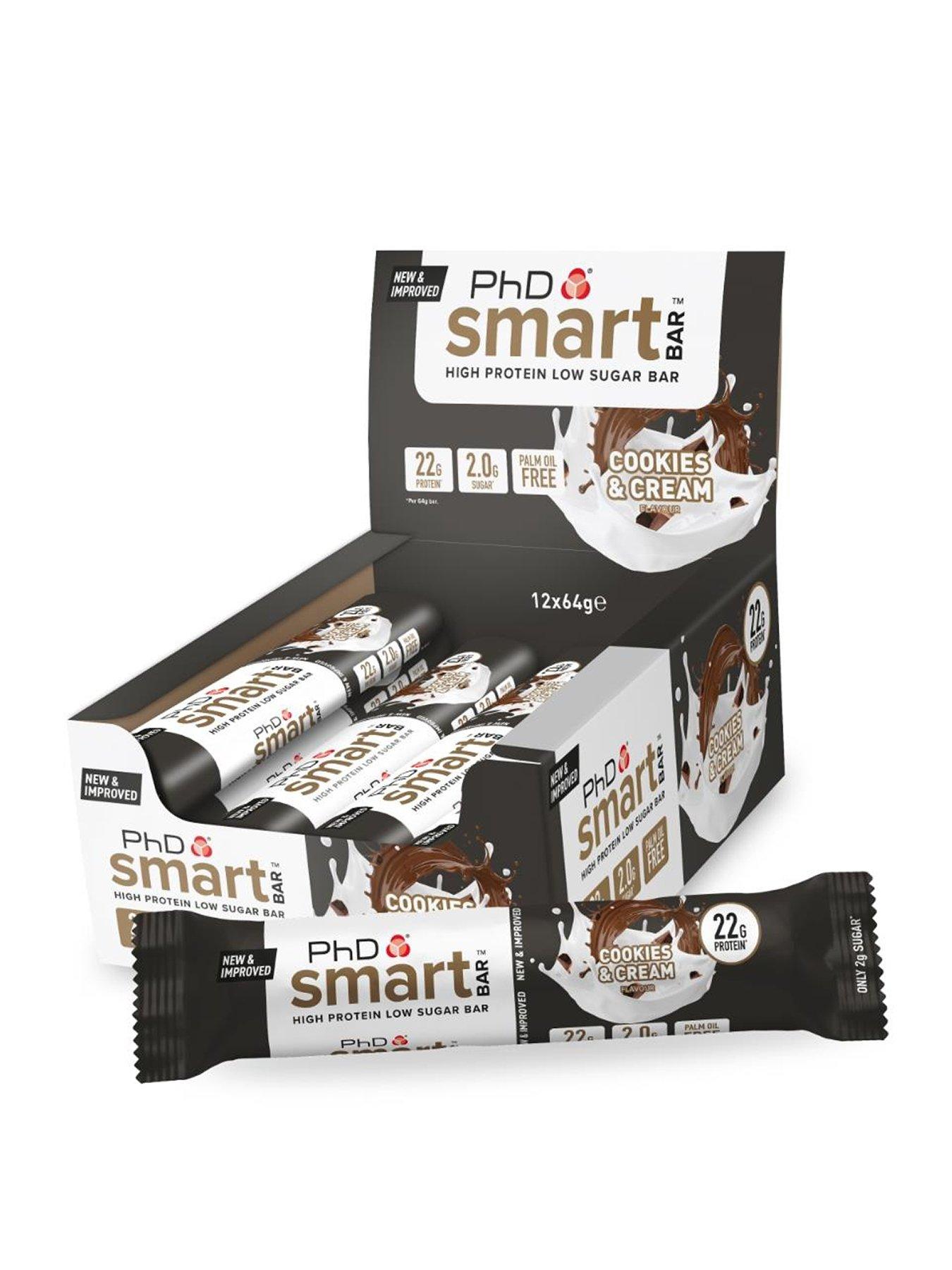 Image 1 of 2 of Science In Sport PhD - Smart Bar - Cookies And Cream - 12 x 64g