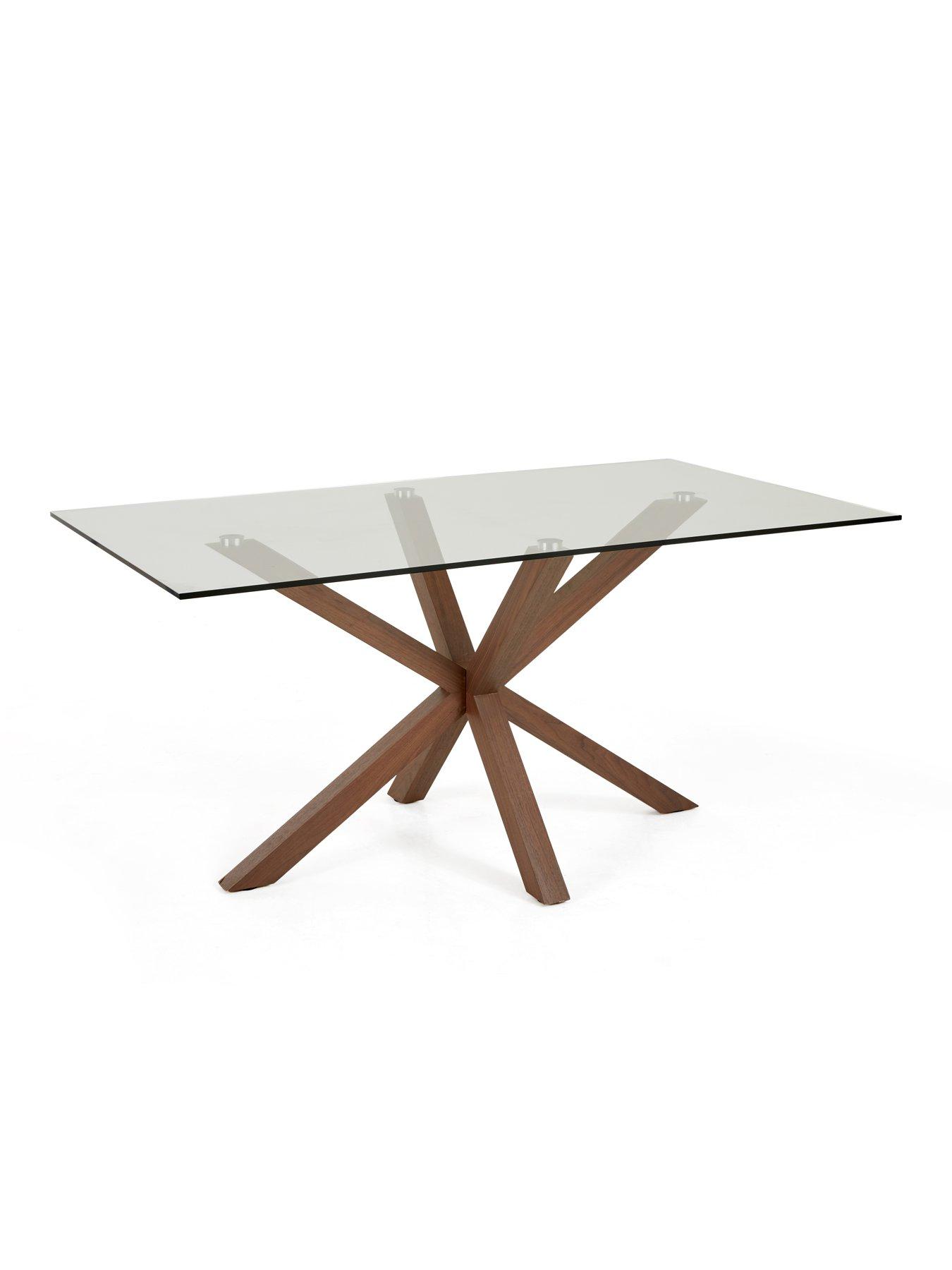 Image 3 of 6 of The Very Collection Rigby Rectangular Dining Table In Walnut With 4 Rigby Dining Chairs - FSC&reg; Certified