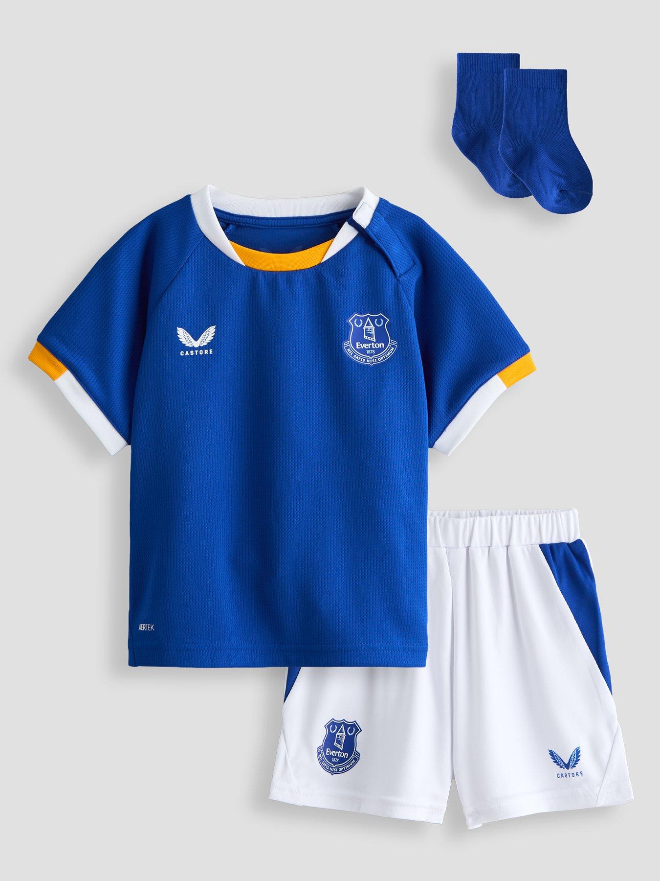 Castore Everton Baby 26/27 Home Kit - White/Blue