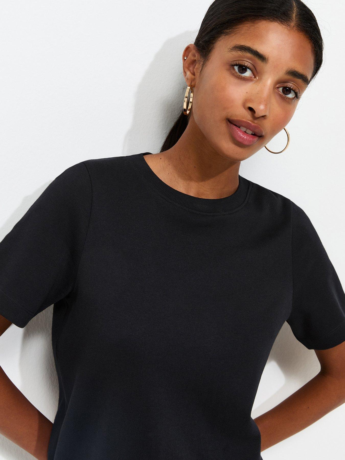 New Look Premium Heavyweight Cotton T-Shirt - Black