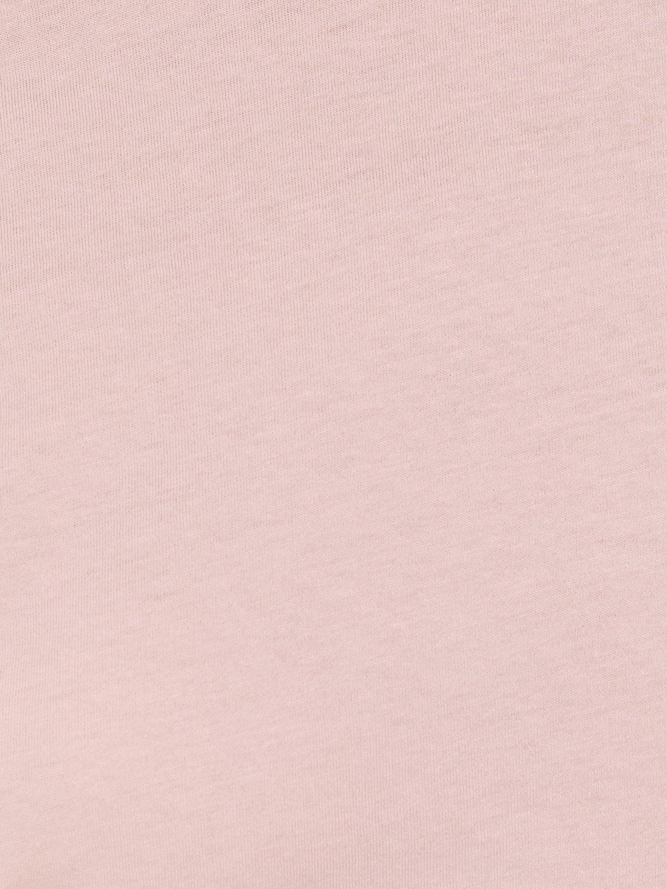 Image 5 of 5 of New Look Premium Cotton Boxy Fit T-Shirt - Pink