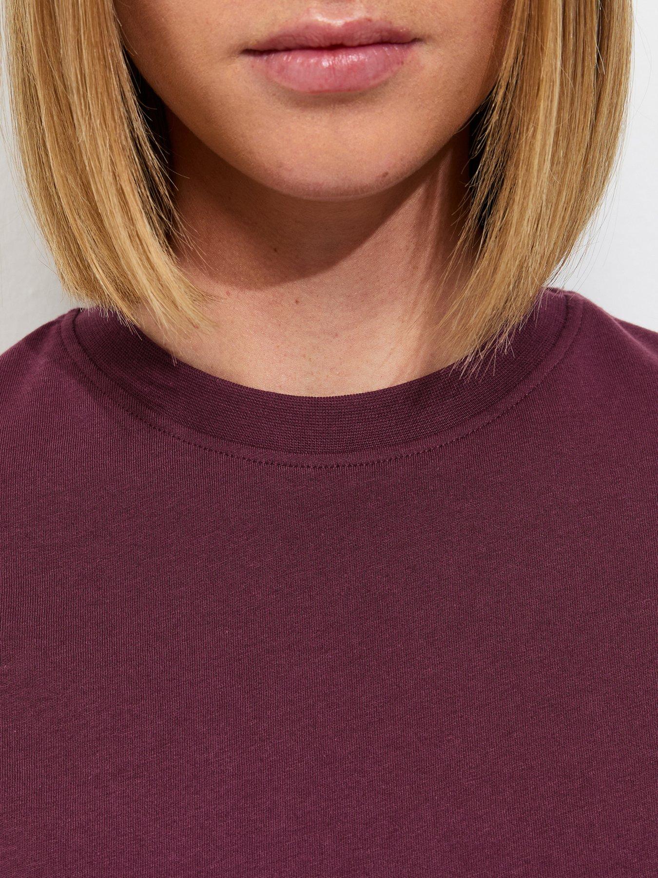 Image 5 of 5 of New Look Cotton T-Shirt - Red
