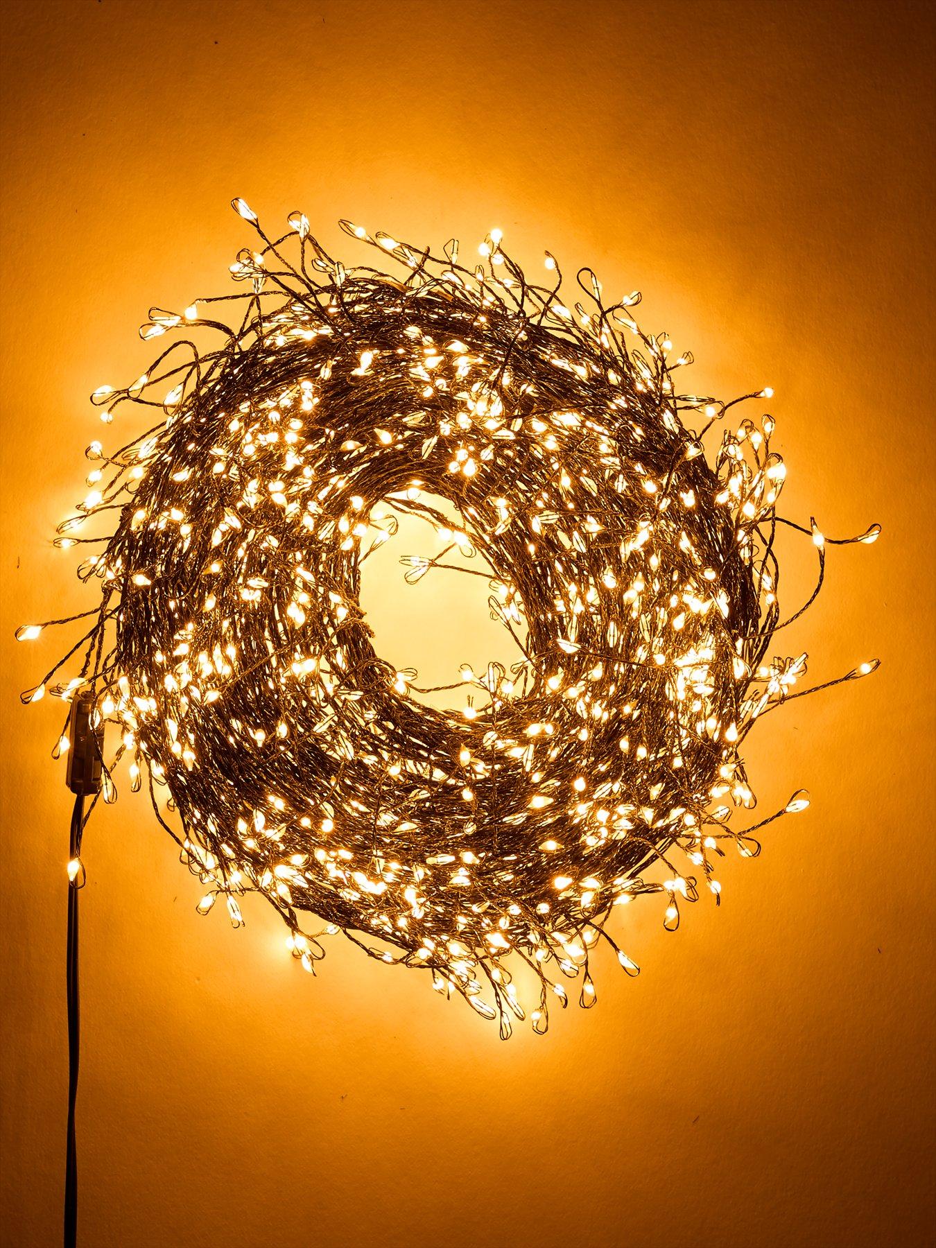 Image 2 of 3 of Festive Dewdrop Cluster Christmas&nbsp;Lights