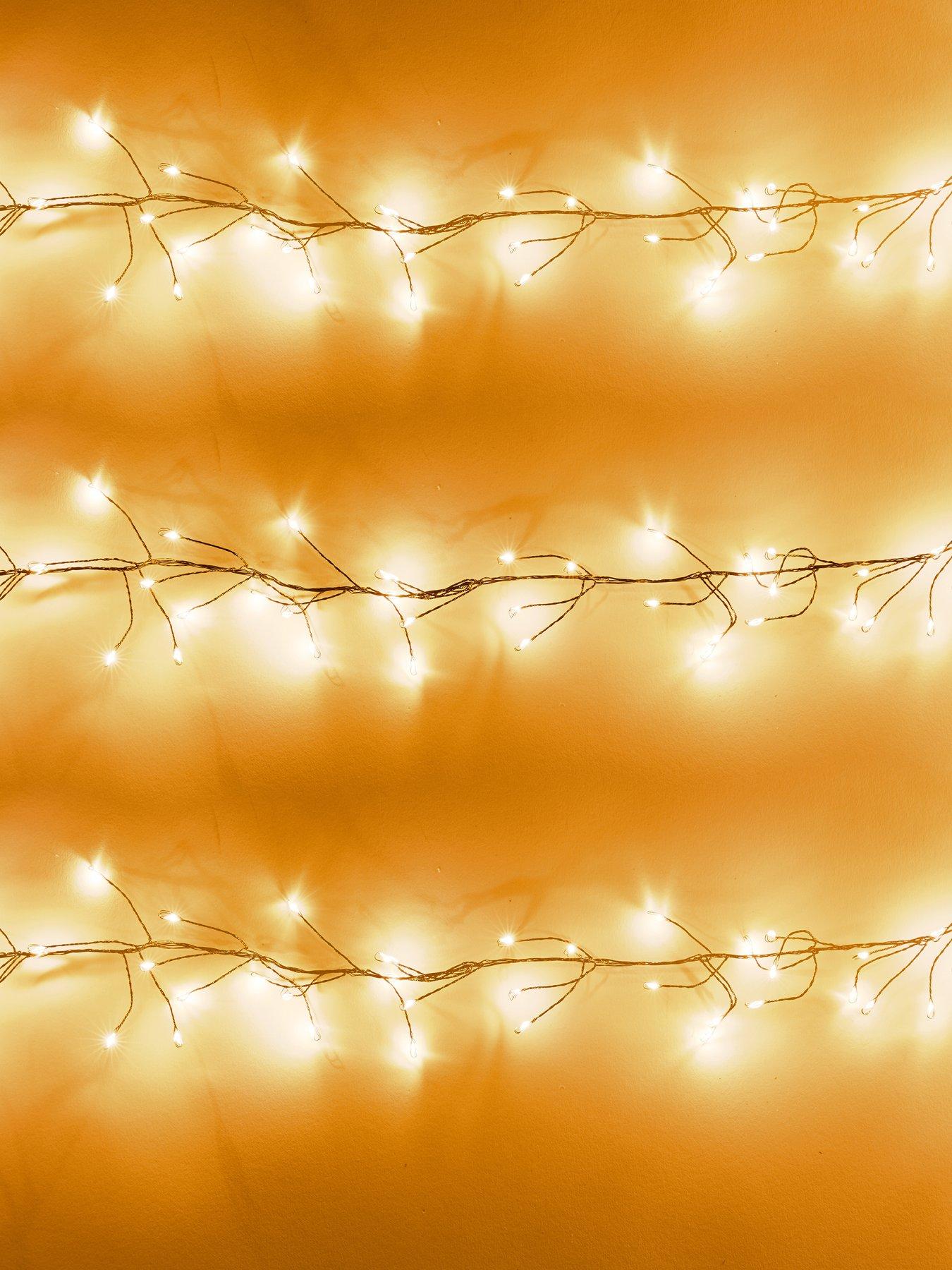 Image 3 of 3 of Festive Dewdrop Cluster Christmas&nbsp;Lights