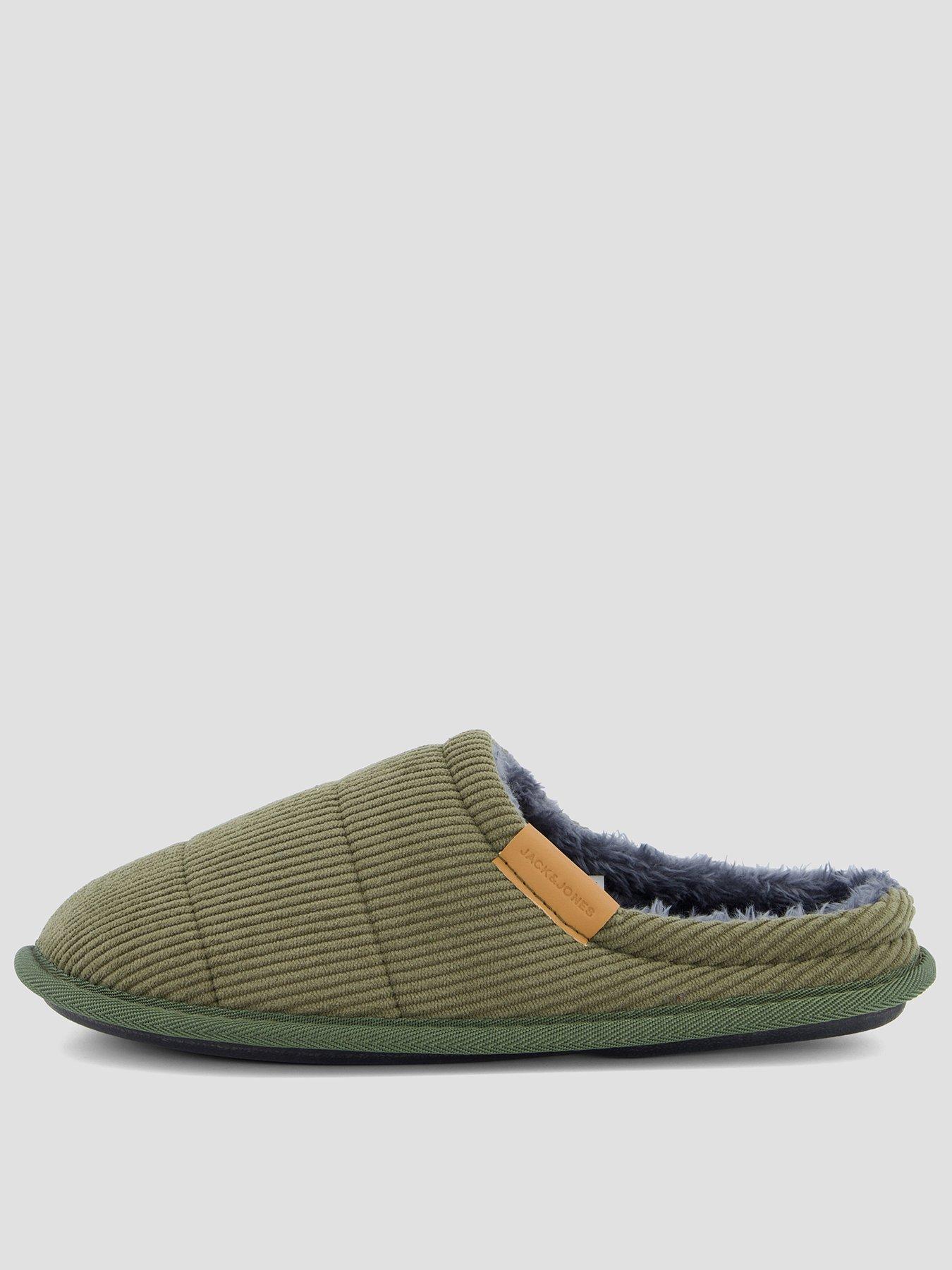 Image 1 of 7 of Jack & Jones Jack &amp; Jones Cordie Mule Slipper