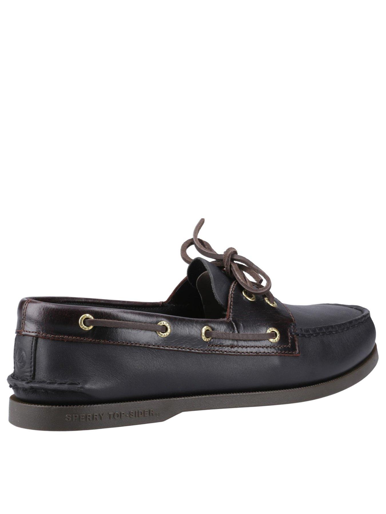 Image 3 of 5 of SPERRY Sperry Authentic 2 Eye Boat Shoe - Amaret/black